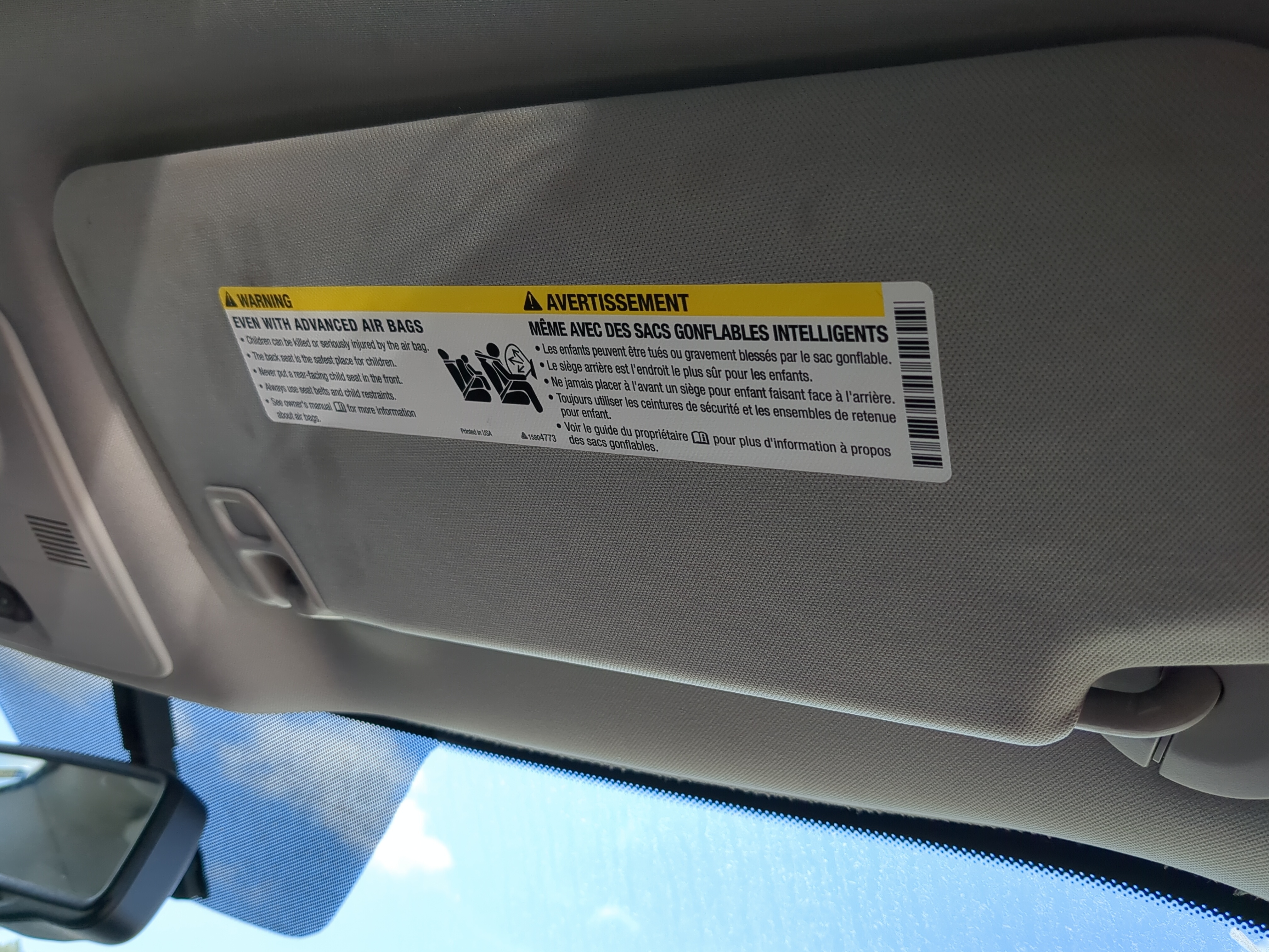2008-2017 Buick Enclave Passenger Sun Visor Mirror Right Sunvisor 831226 - Oemusedautoparts1.com