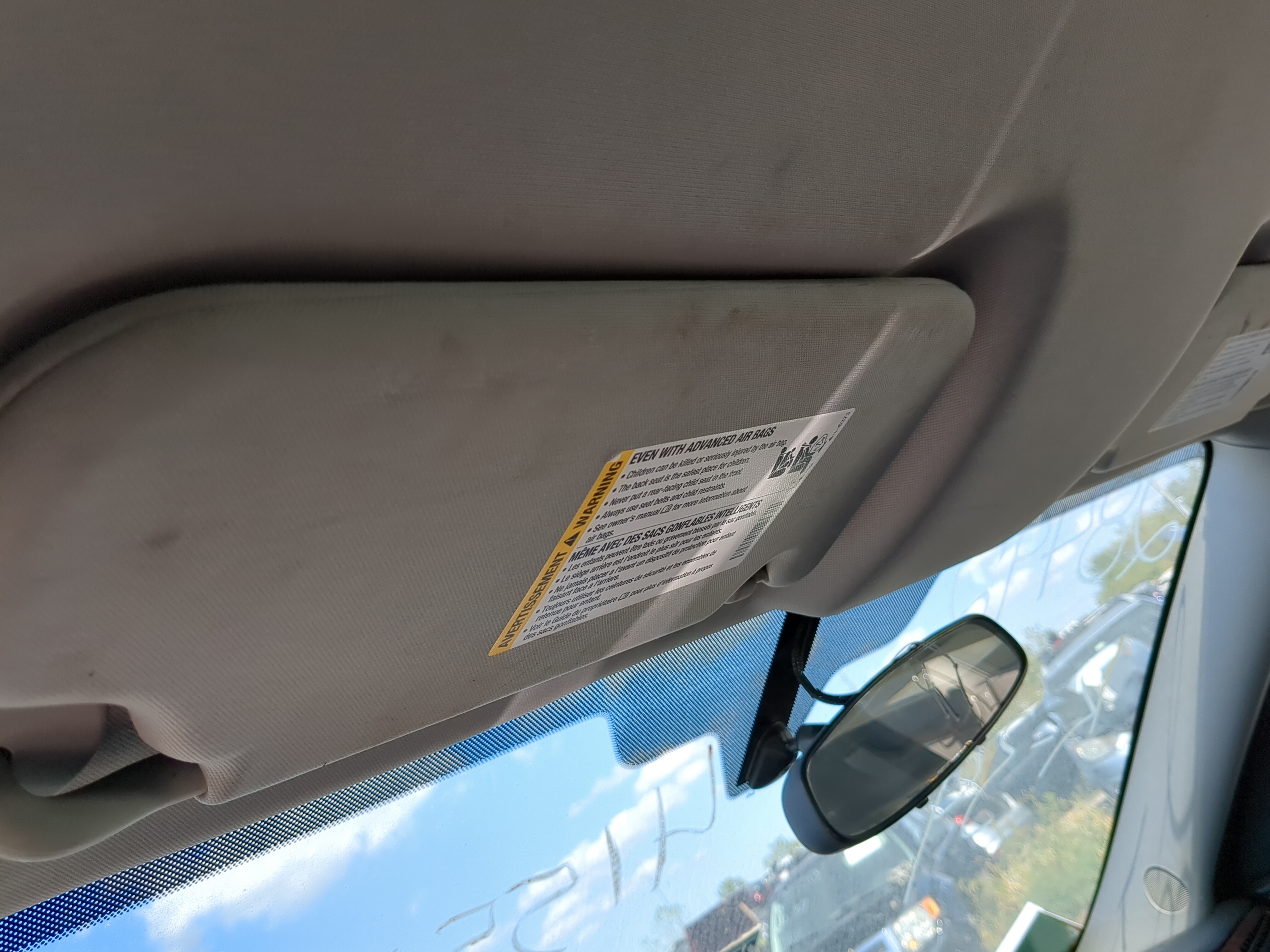 2006-2016 Chevrolet Impala Driver Sun Visor Mirror Left Sunvisor 831782 - Oemusedautoparts1.com