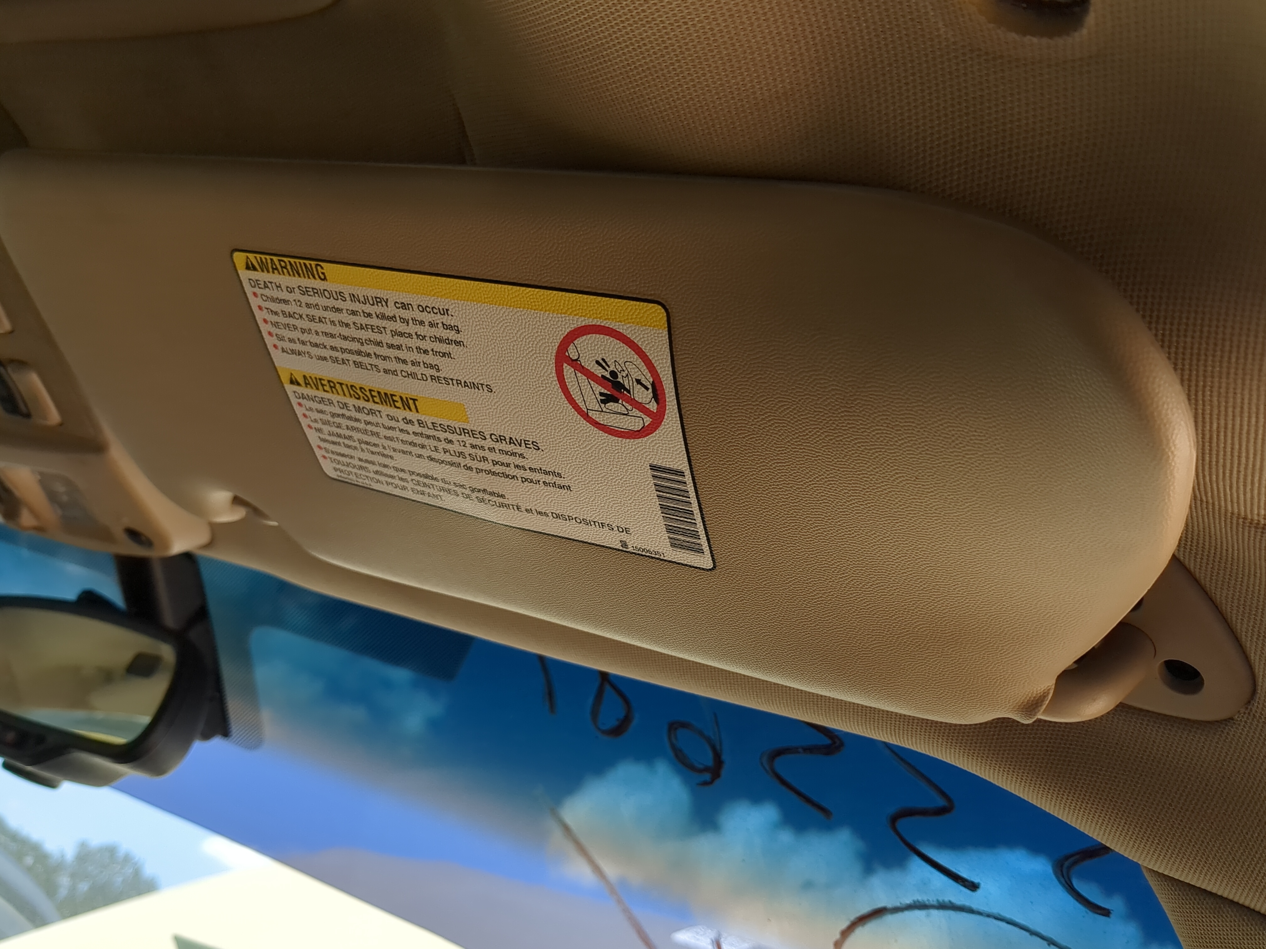 2004-2009 Cadillac Srx Passenger Sun Visor Mirror Right Sunvisor 831886 - Oemusedautoparts1.com