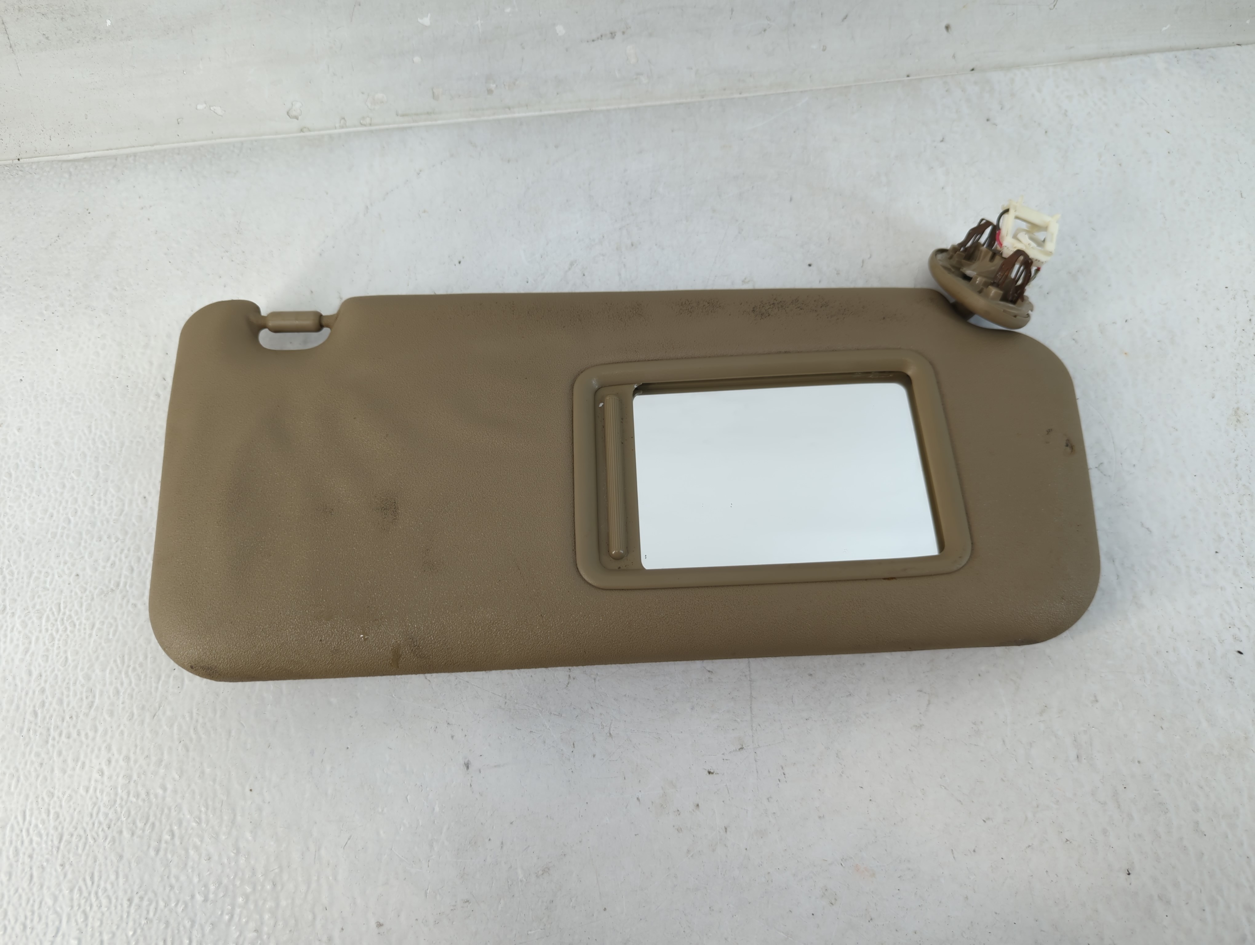 2006-2009 Toyota Rav4 Passenger Sun Visor Mirror Right Sunvisor Tan 832745 - Oemusedautoparts1.com