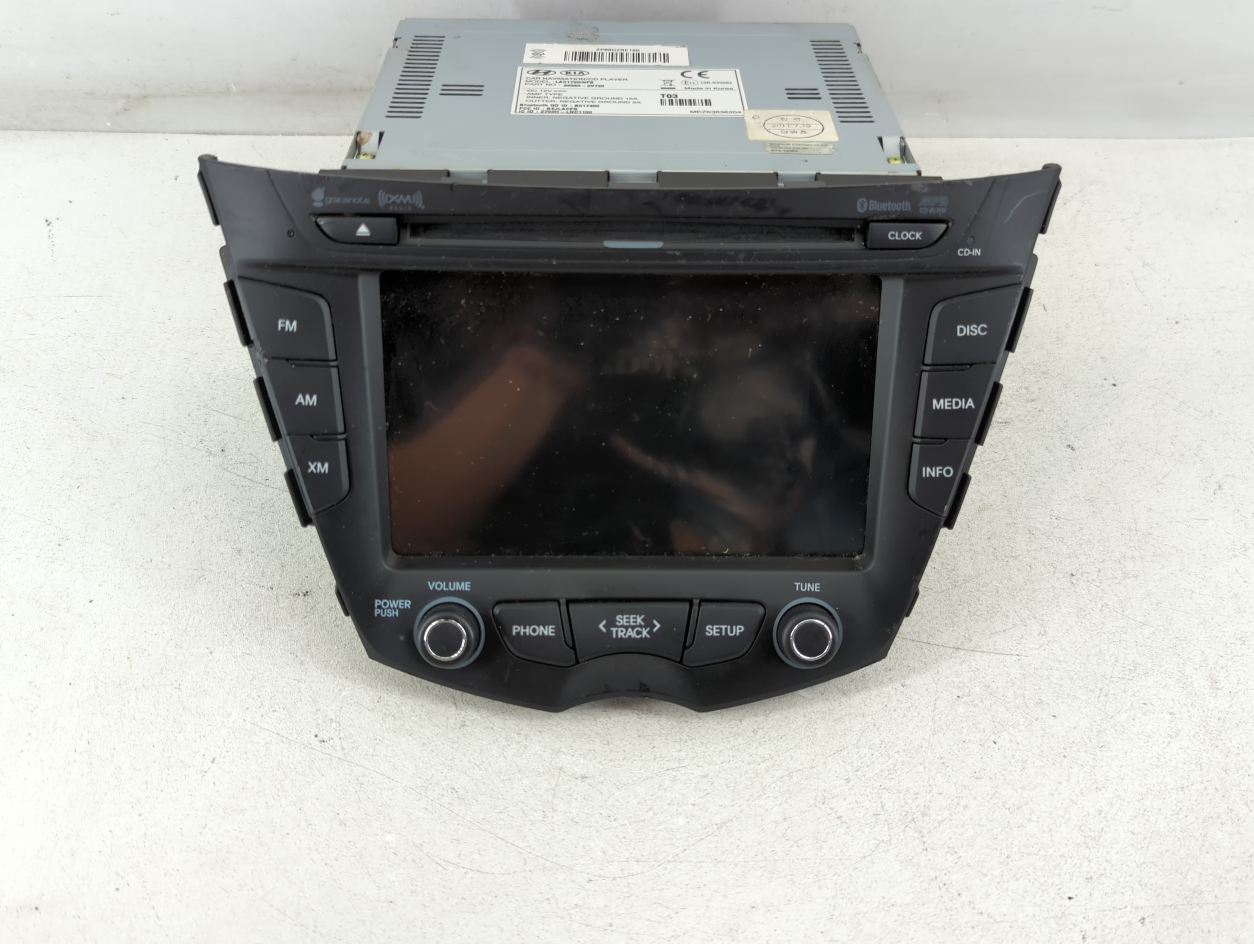 2012-2013 Hyundai Veloster Am Fm Cd Player Radio Receiver 834587 - Oemusedautoparts1.com
