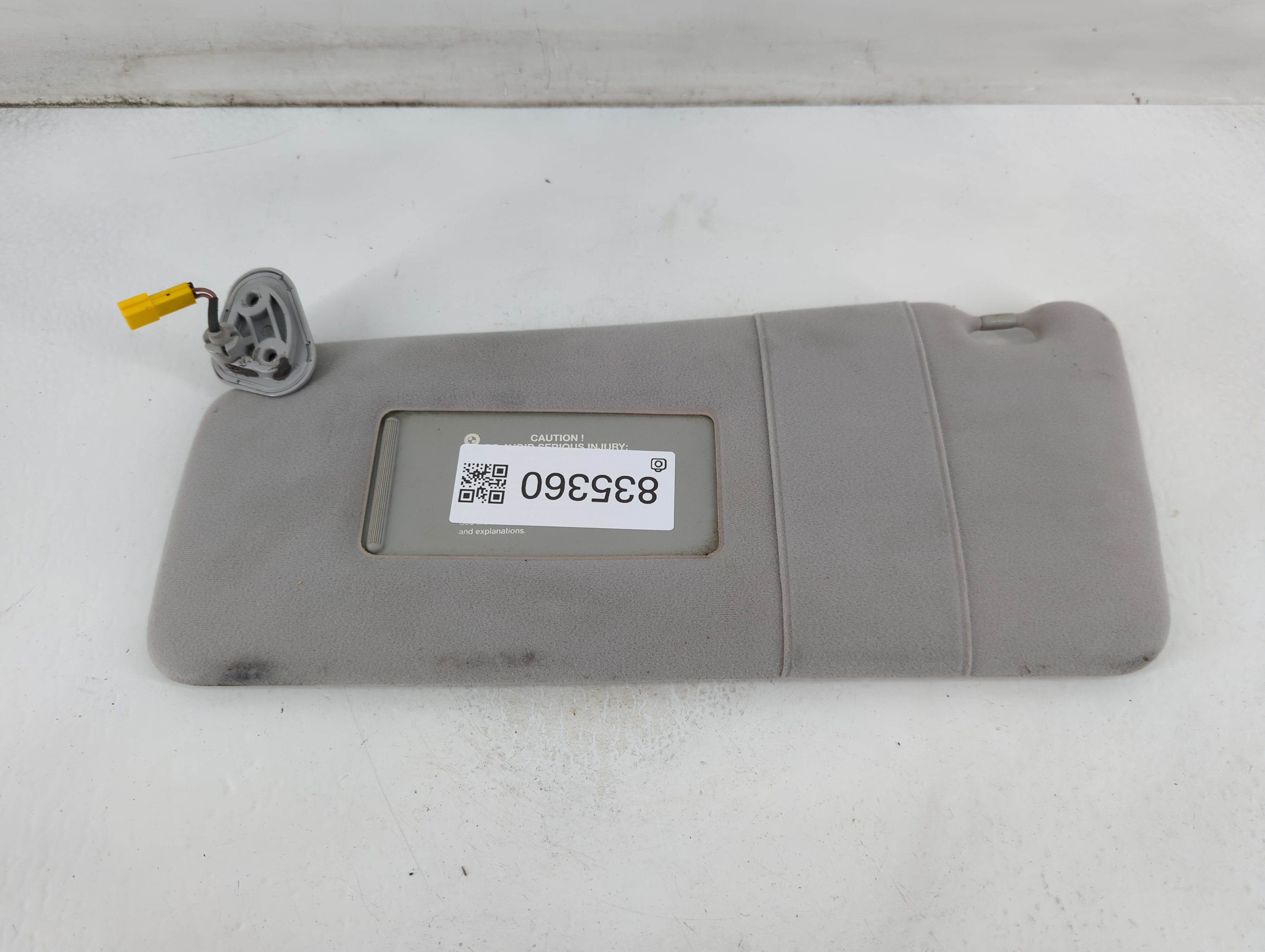 Picture of 1995 Bmw 750i Driver Sun Visor Mirror Left Sunvisor Grey 835360