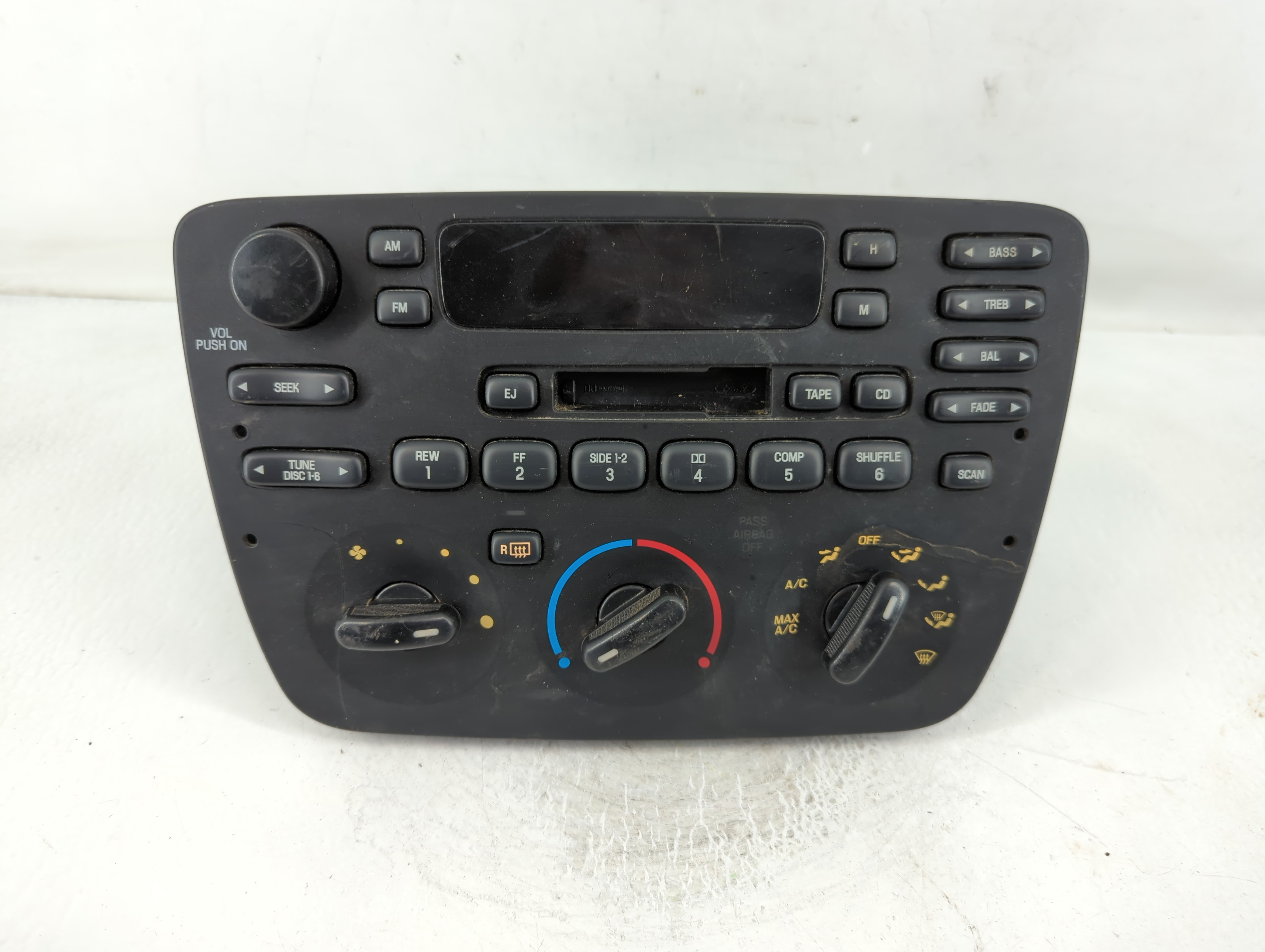 2004-2007 Ford Taurus Am Fm Cd Player Radio Receiver 835580 - Oemusedautoparts1.com