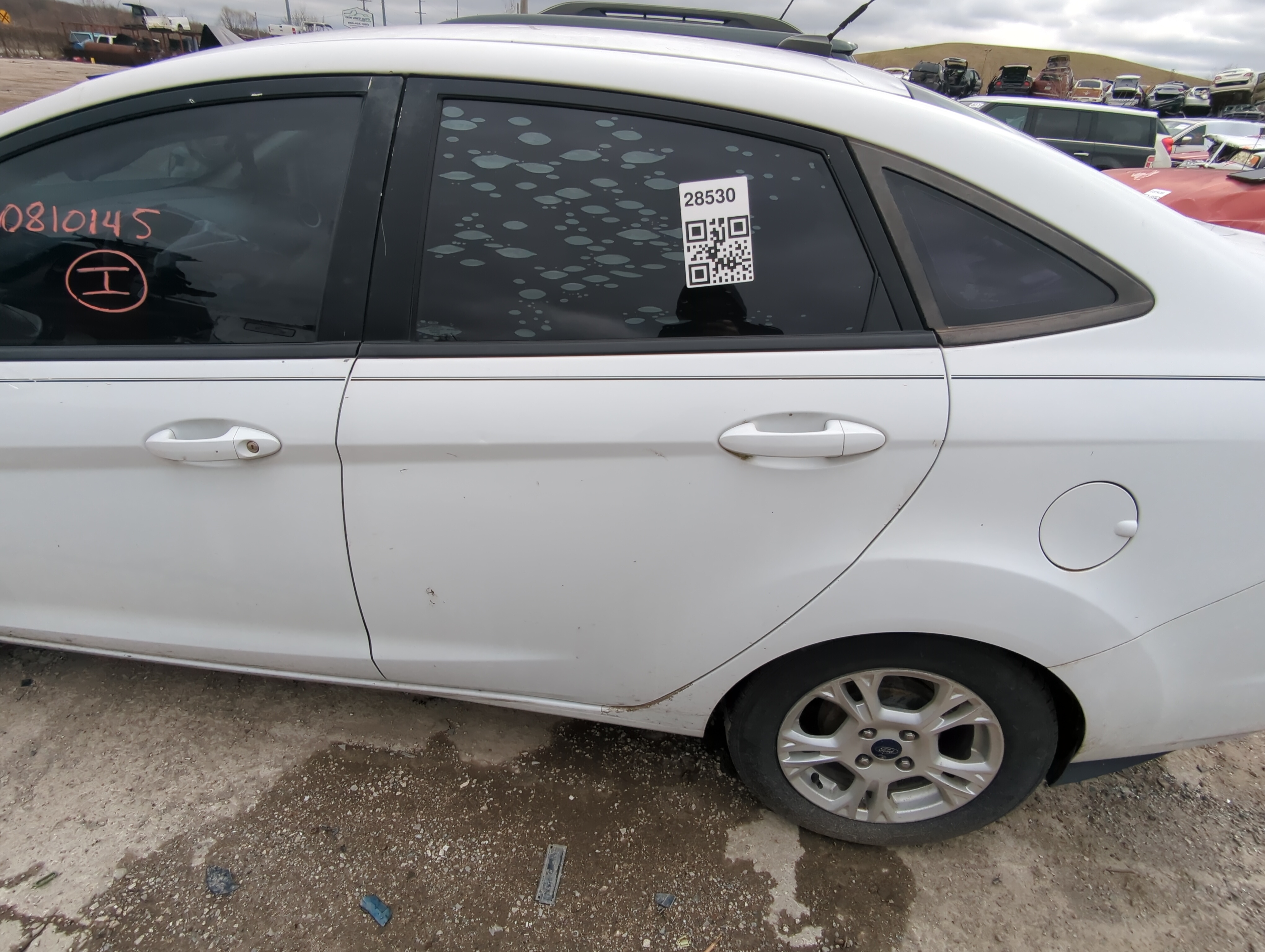 2011-2015 Ford Fiesta Driver Rear Door Oem 836206 - Oemusedautoparts1.com