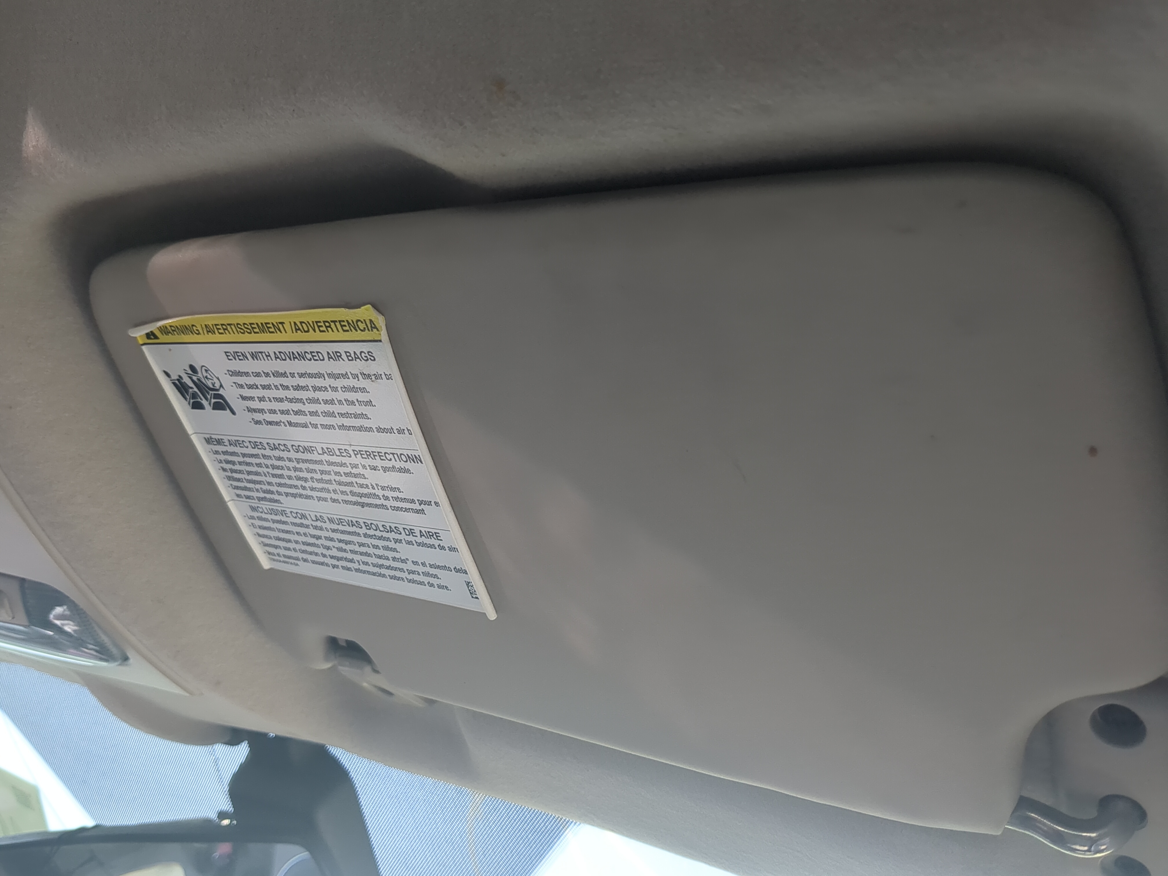 2011-2019 Ford Fiesta Passenger Sun Visor Mirror Right Sunvisor 836225 - Oemusedautoparts1.com