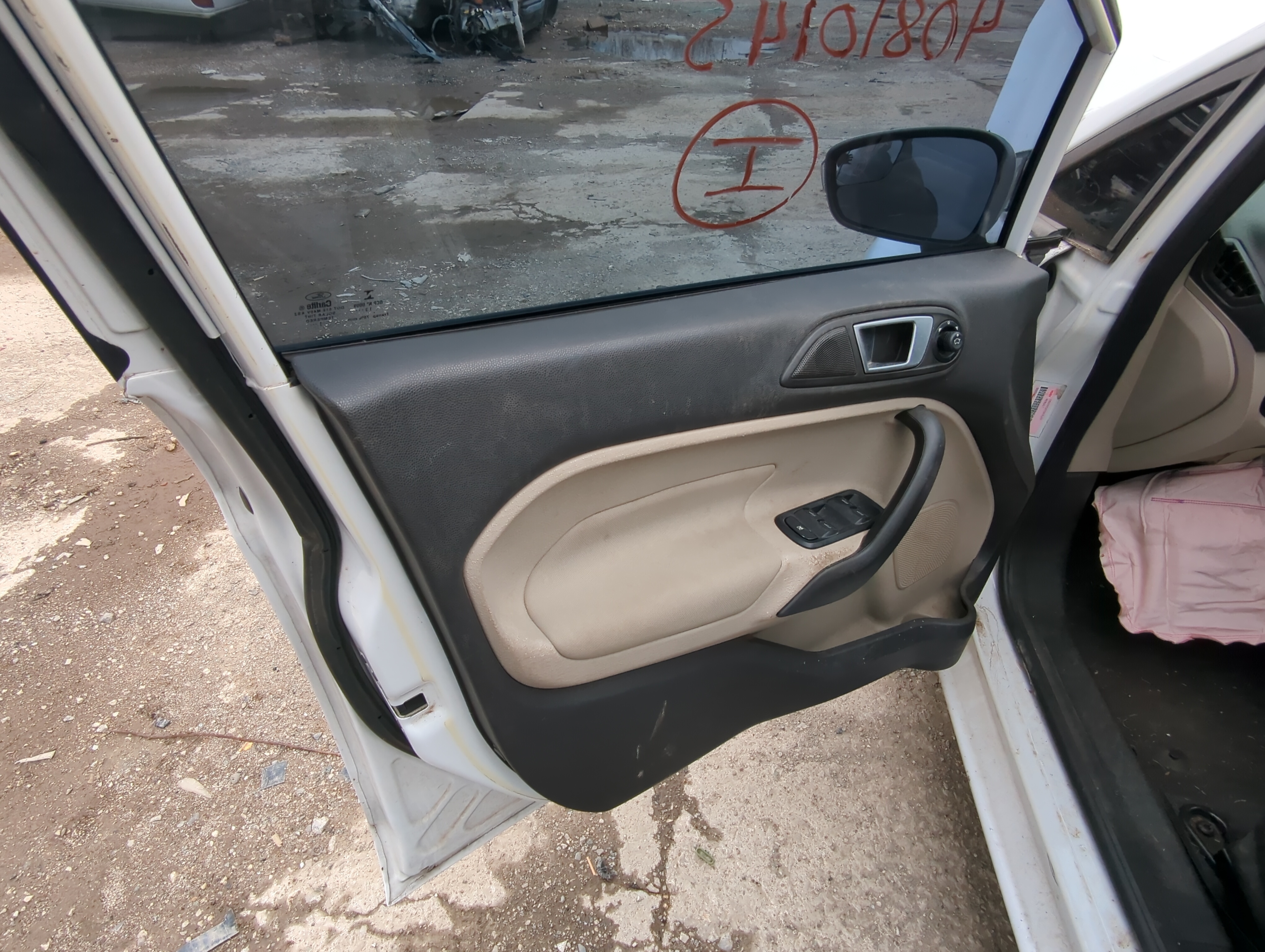 Picture of 2014 Ford Fiesta Front Left Driver Interior Door Panel Trim 836247