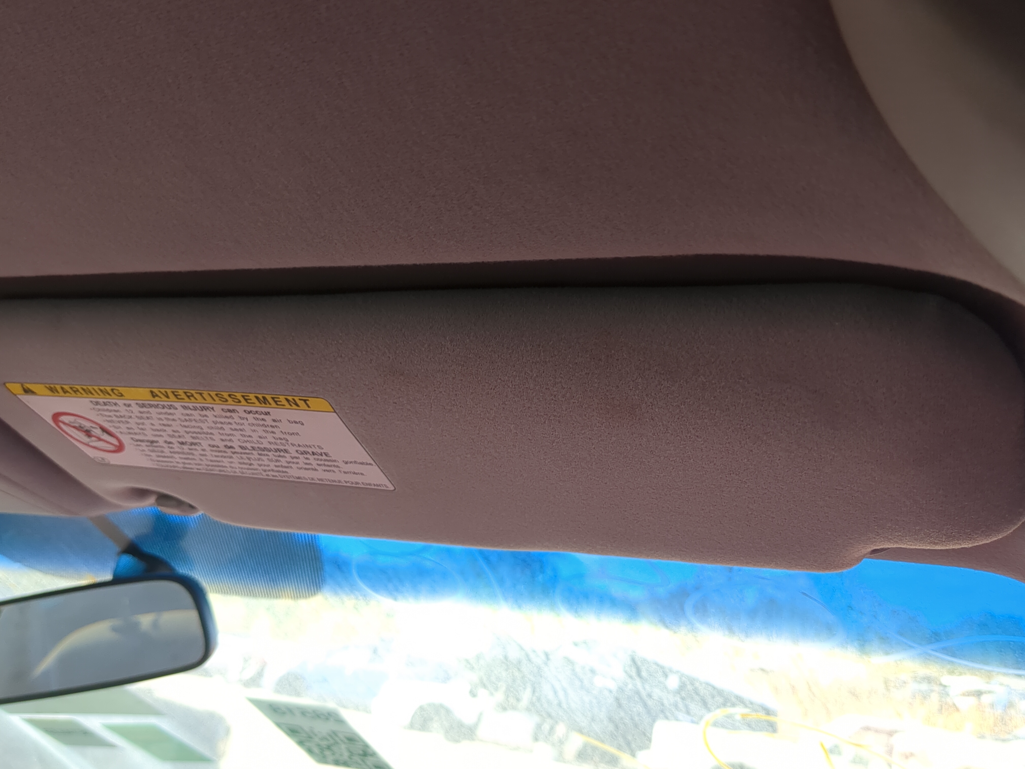 2004-2004 Toyota Prius Passenger Sun Visor Mirror Right Sunvisor 836424 - Oemusedautoparts1.com