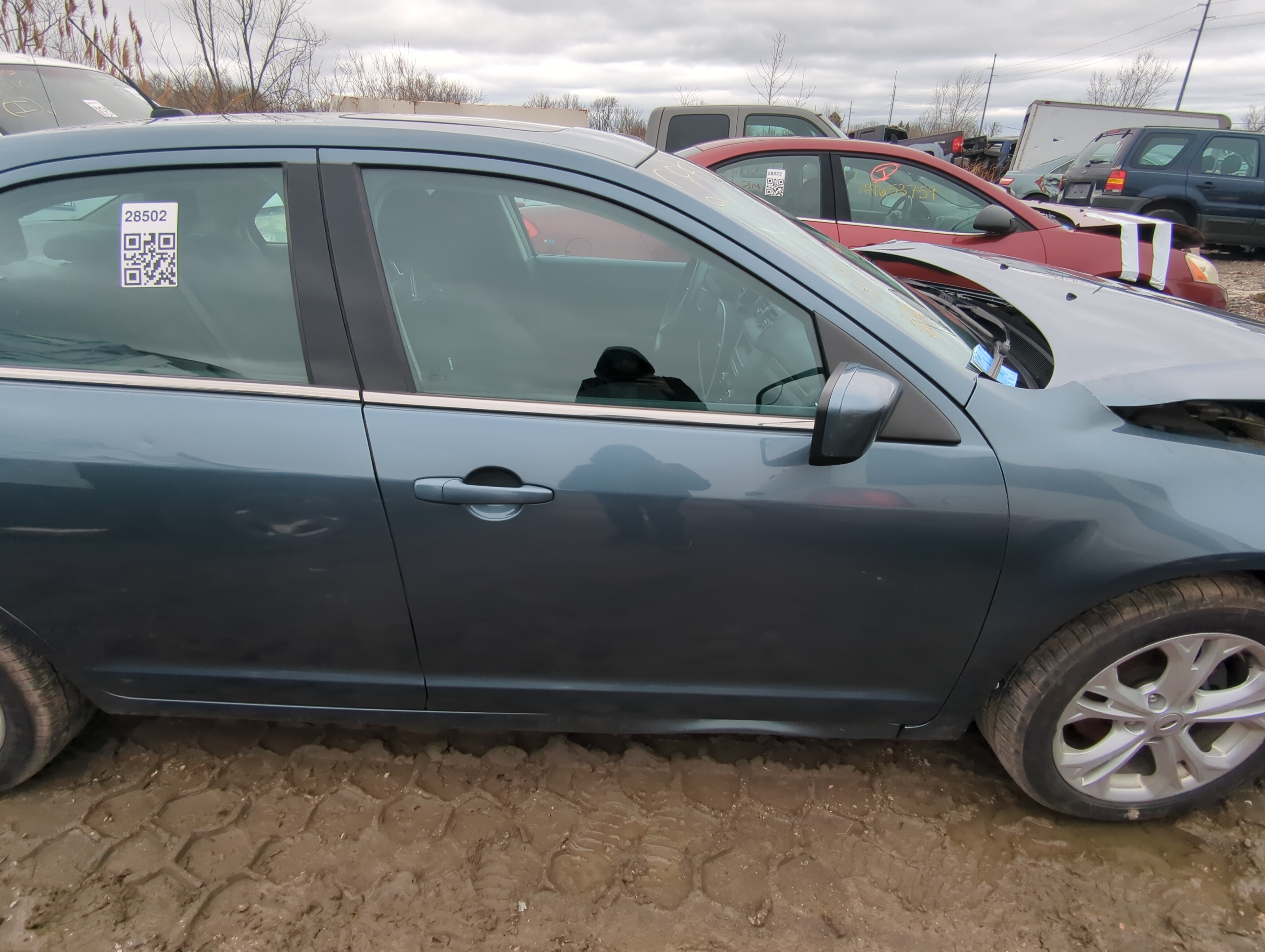 Picture of 2006-2012 Ford Fusion Passenger Front Door Oem 836481