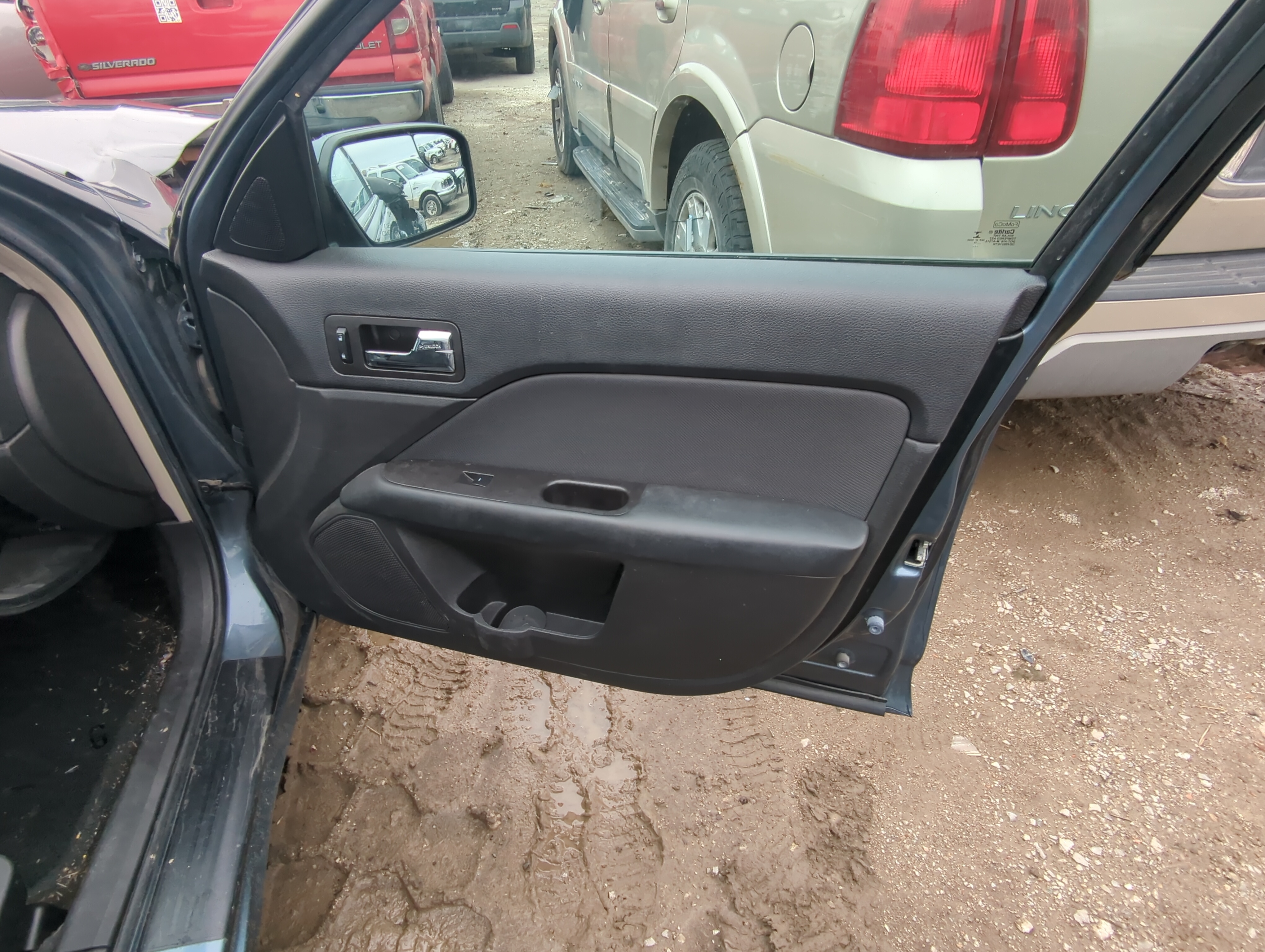 Picture of 2012 Ford Fusion Front Right Passenger Interior Door Panel Trim 836563