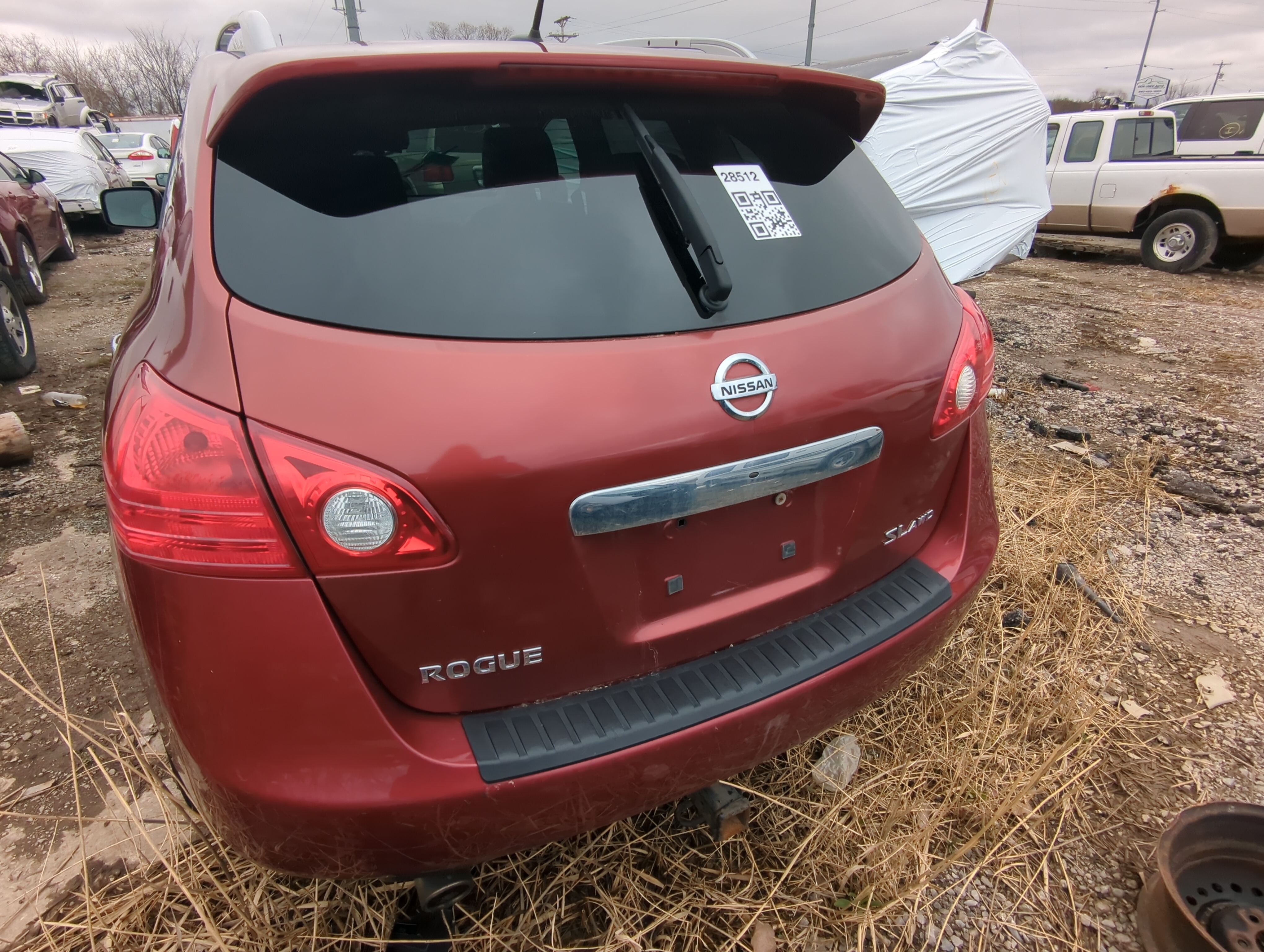 2012-2015 Nissan Rogue Trunk/decklid/hatch/tailgate Oem 836672 - Oemusedautoparts1.com