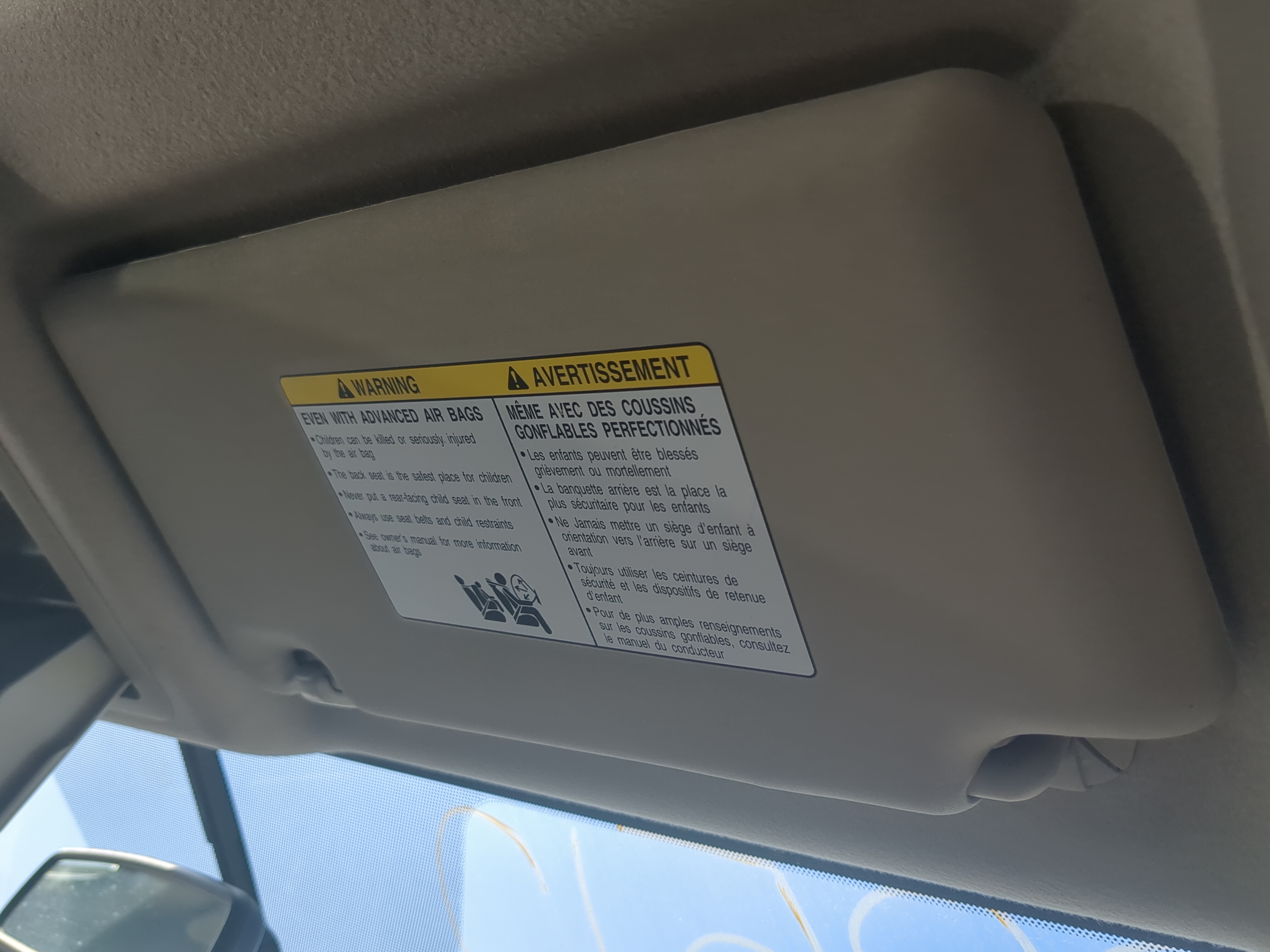 2008-2015 Nissan Rogue Passenger Sun Visor Mirror Right Sunvisor 836714 - Oemusedautoparts1.com