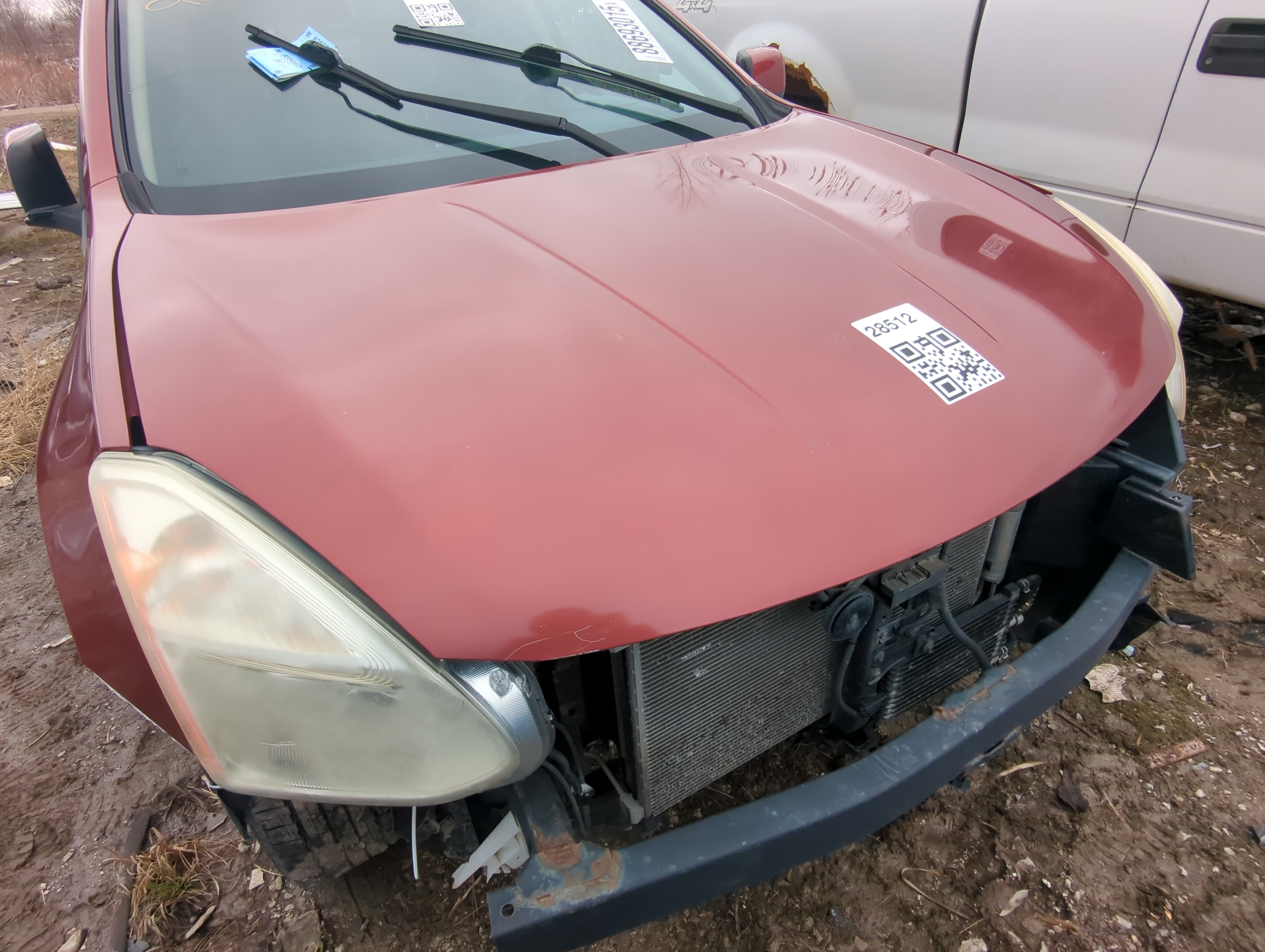 2013 Nissan Rogue Hood Oem 836760 - Oemusedautoparts1.com