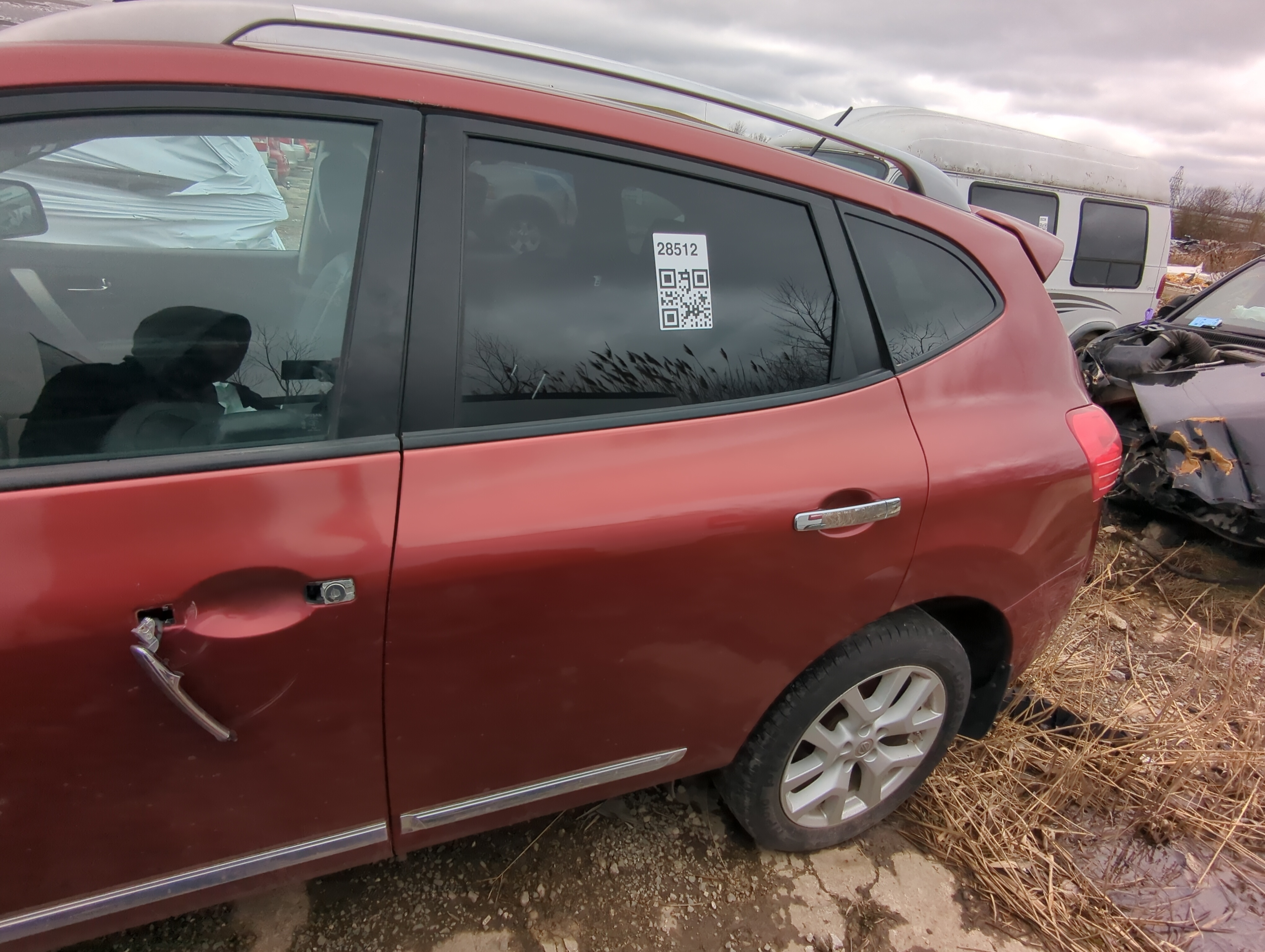 2011-2015 Nissan Rogue Driver Rear Door Oem 836770 - Oemusedautoparts1.com