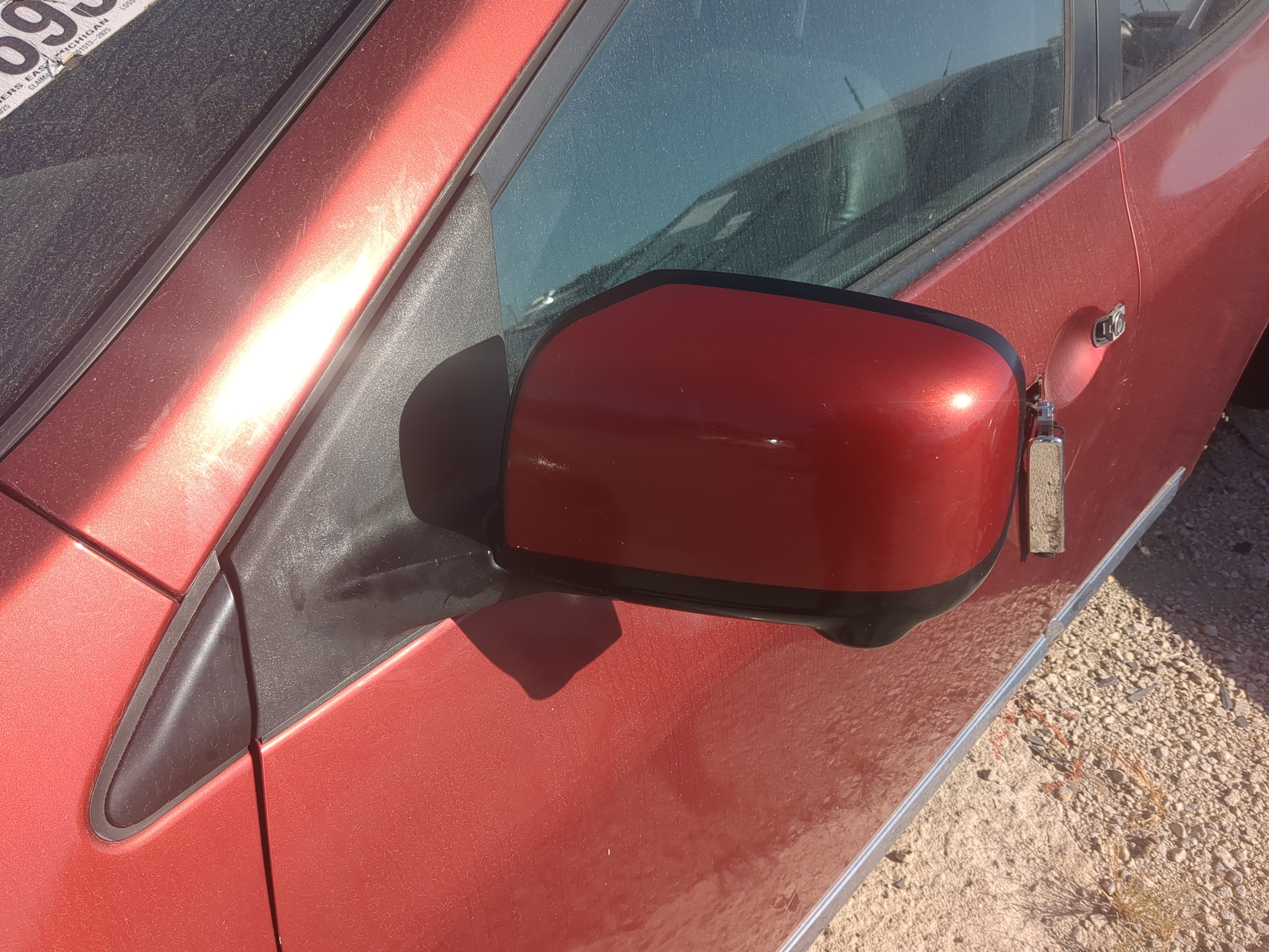 2008-2015 Nissan Rogue Driver Left Side View Power Door Mirror 836784 - Oemusedautoparts1.com
