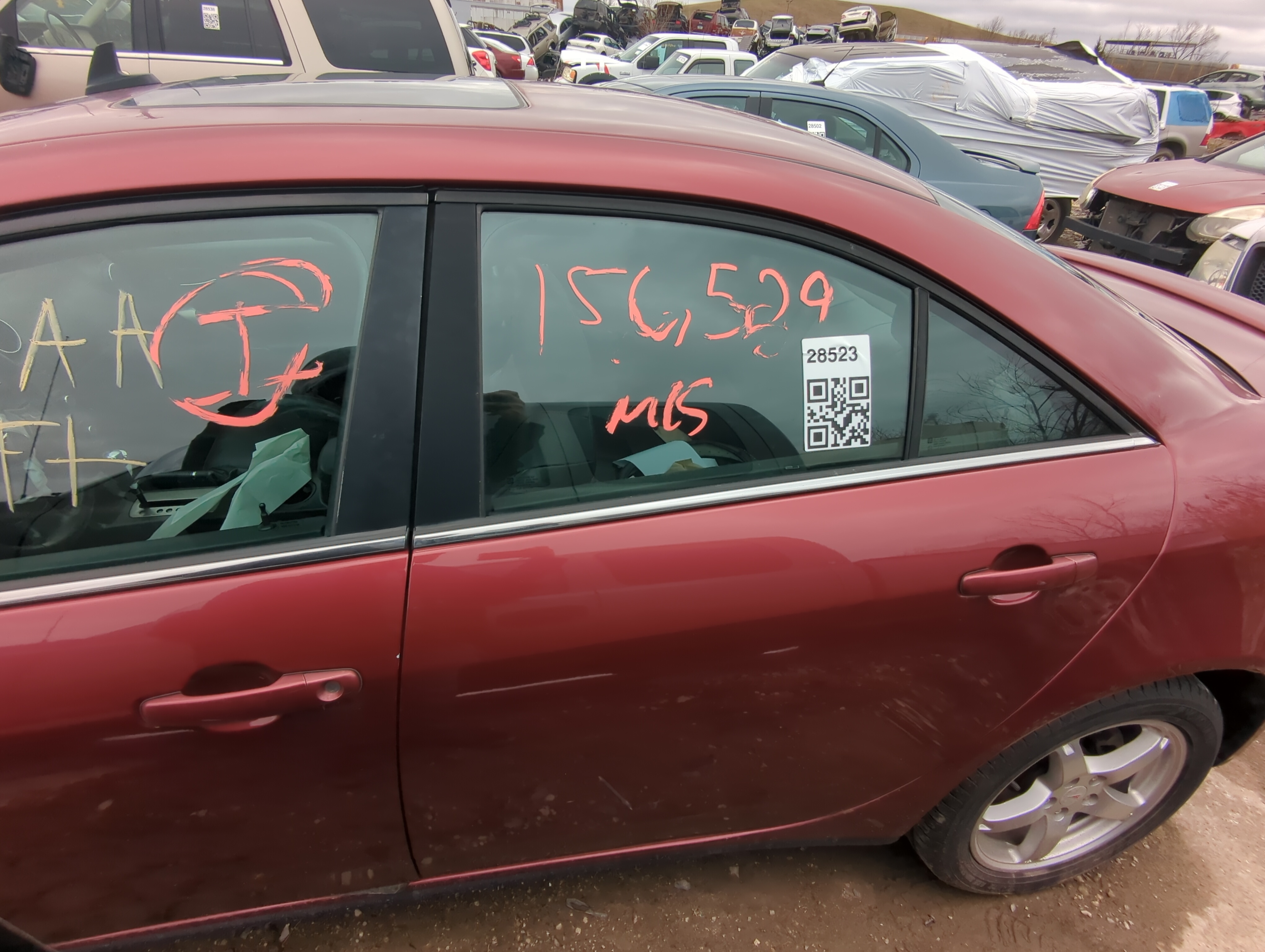 Picture of 2005-2010 Pontiac G6 Driver Rear Door Oem 837005