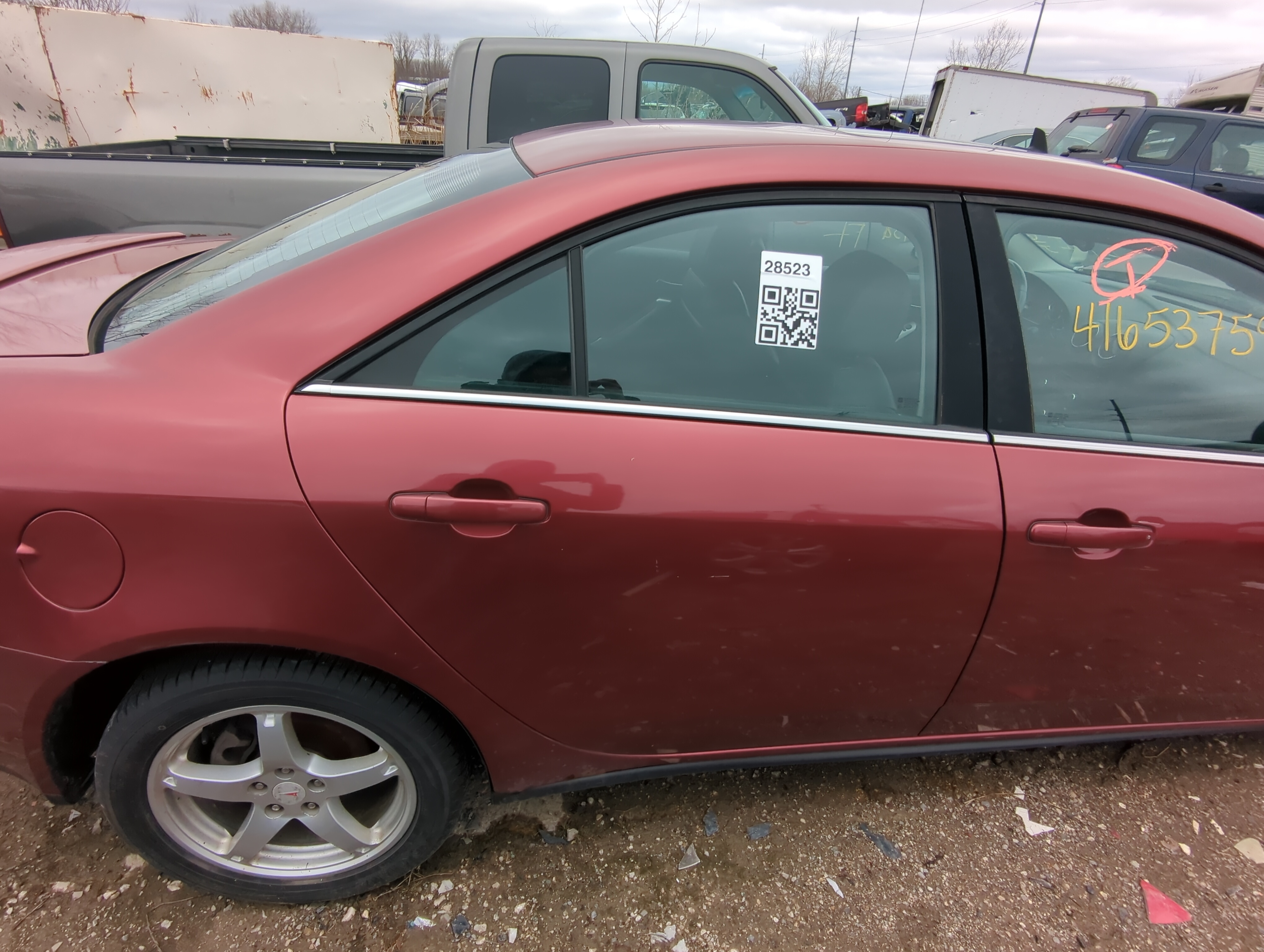Picture of 2005-2010 Pontiac G6 Passenger Rear Door Oem 837006