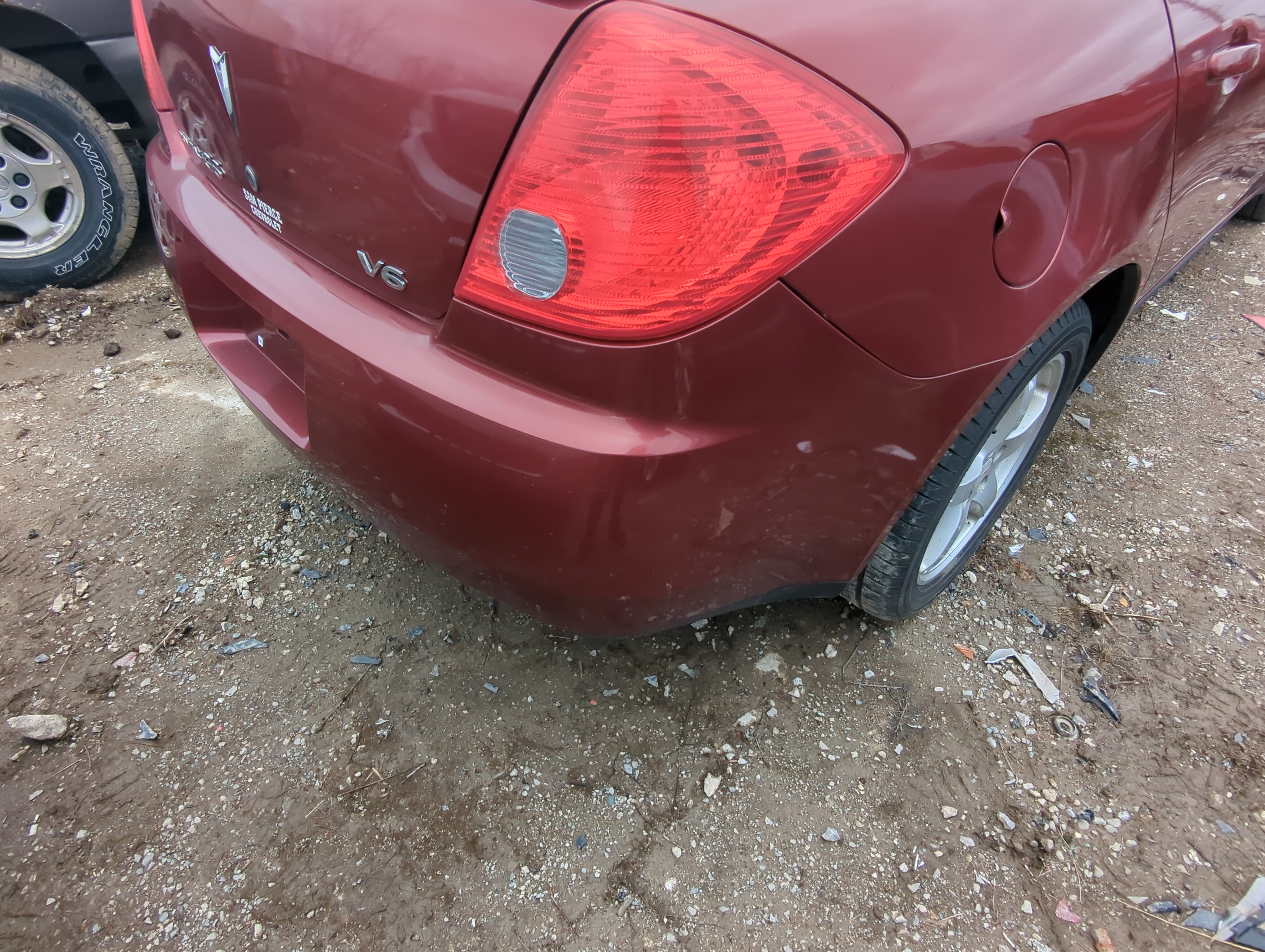 Picture of 2008-2009 Pontiac G6 Rear Bumper Assembly Oem 837091