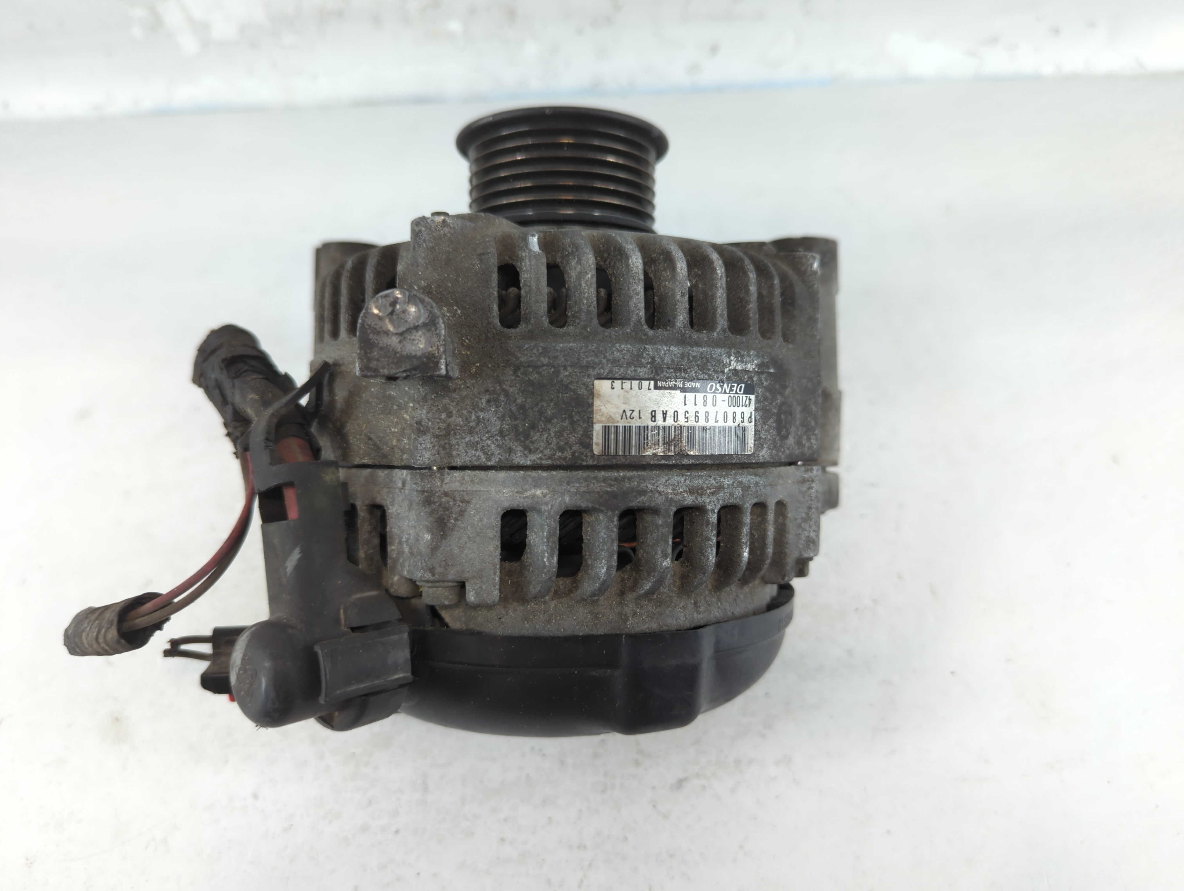 Picture of 2012-2018 Jeep Wrangler Alternator Generator Charging Assembly Engine Oem 837478