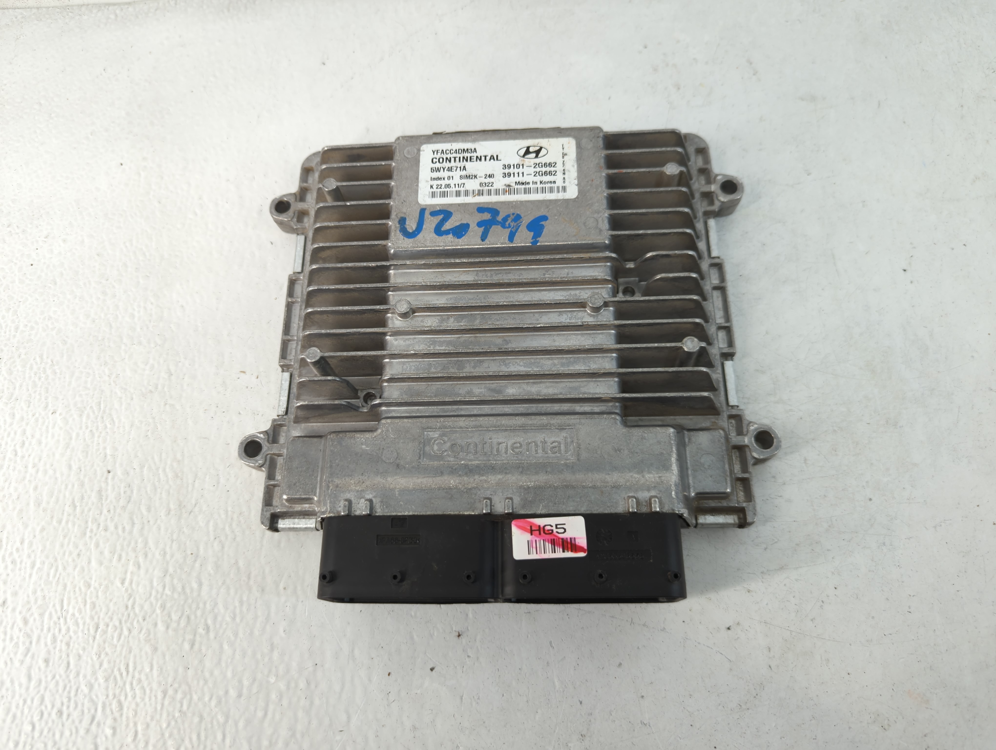 2011-2014 Hyundai Sonata Engine Control Computer Ecu Pcm Ecm Pcu Oem 837795 - Oemusedautoparts1.com