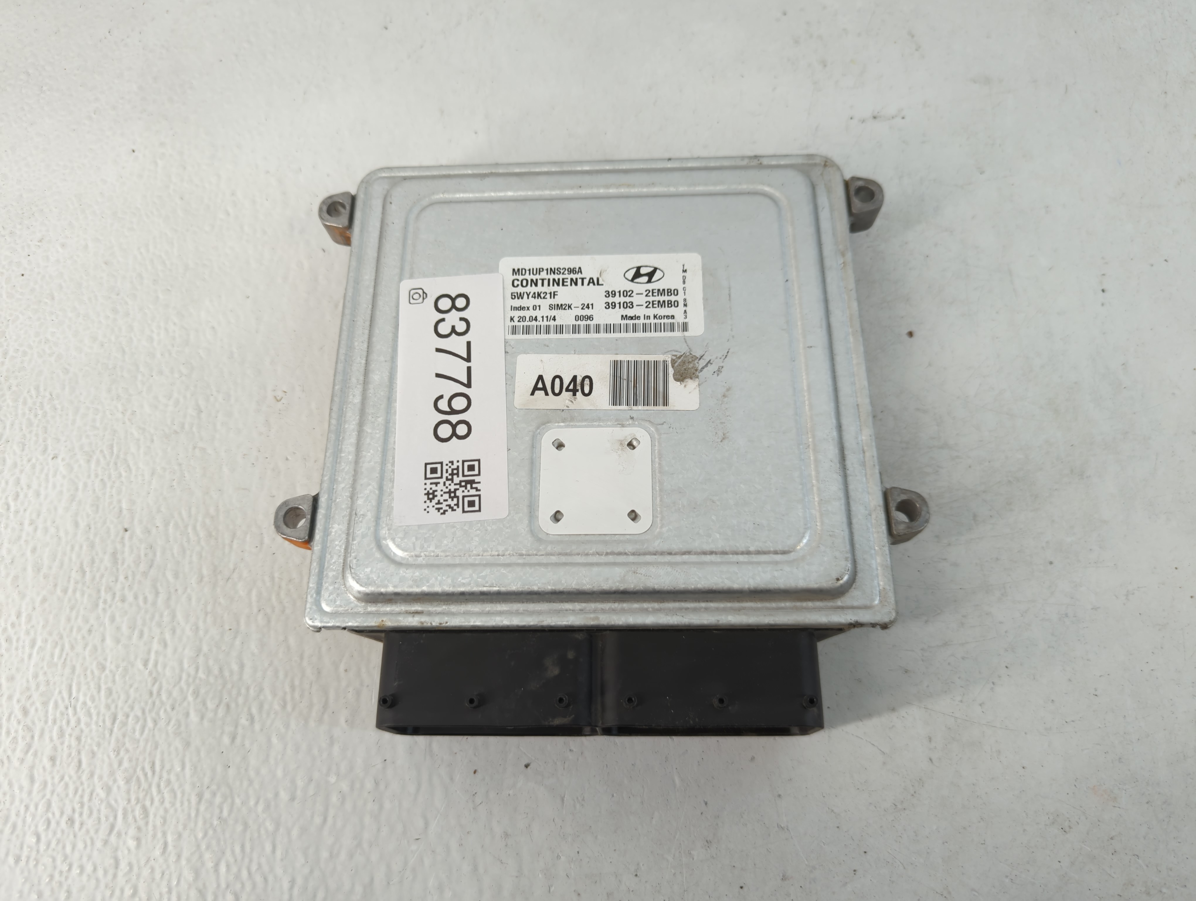 2011-2013 Hyundai Elantra Engine Control Computer Ecu Pcm Ecm Pcu Oem 837798 - Oemusedautoparts1.com