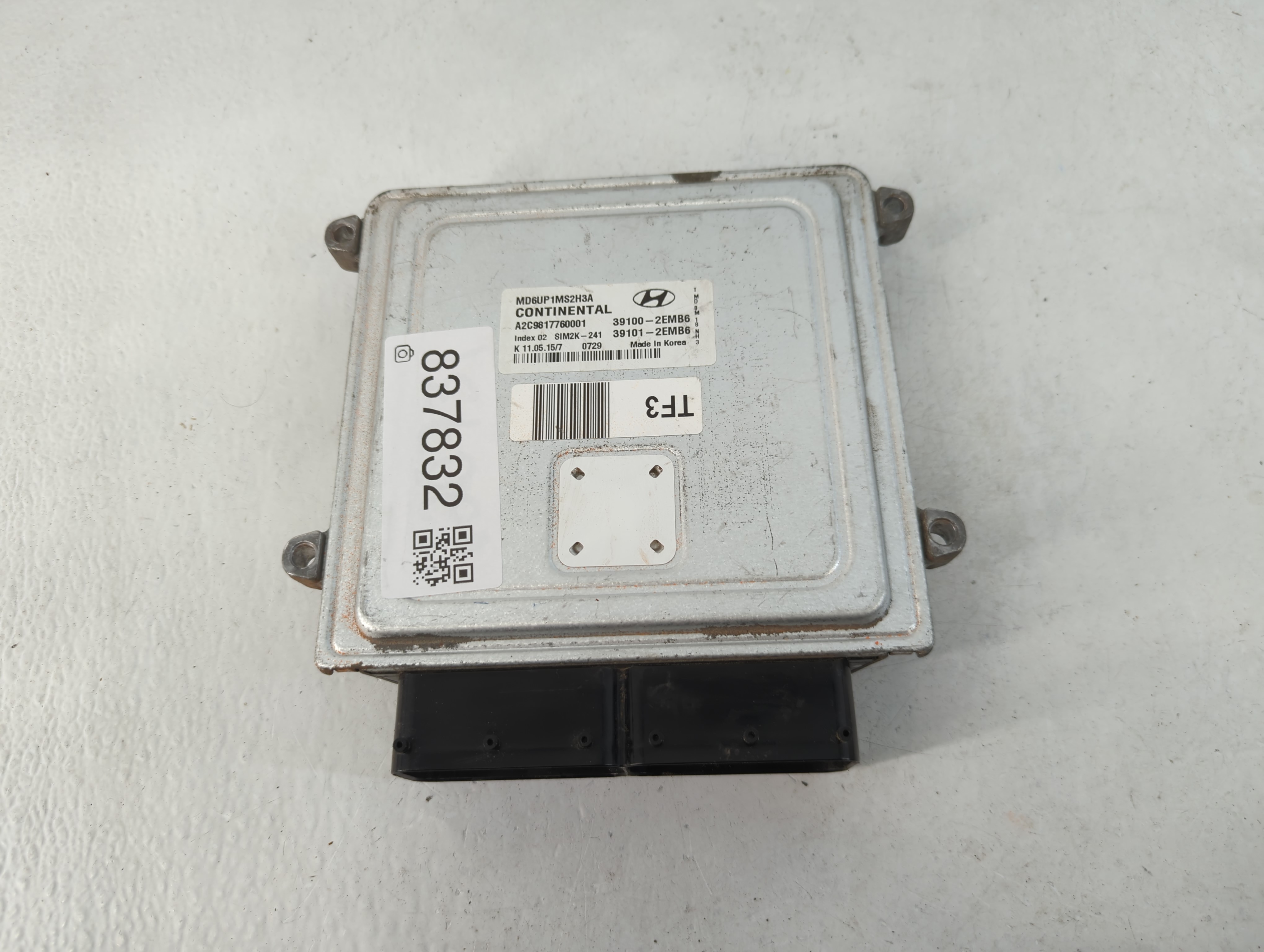 2014-2016 Hyundai Elantra Engine Control Computer Ecu Pcm Ecm Pcu Oem 837832 - Oemusedautoparts1.com