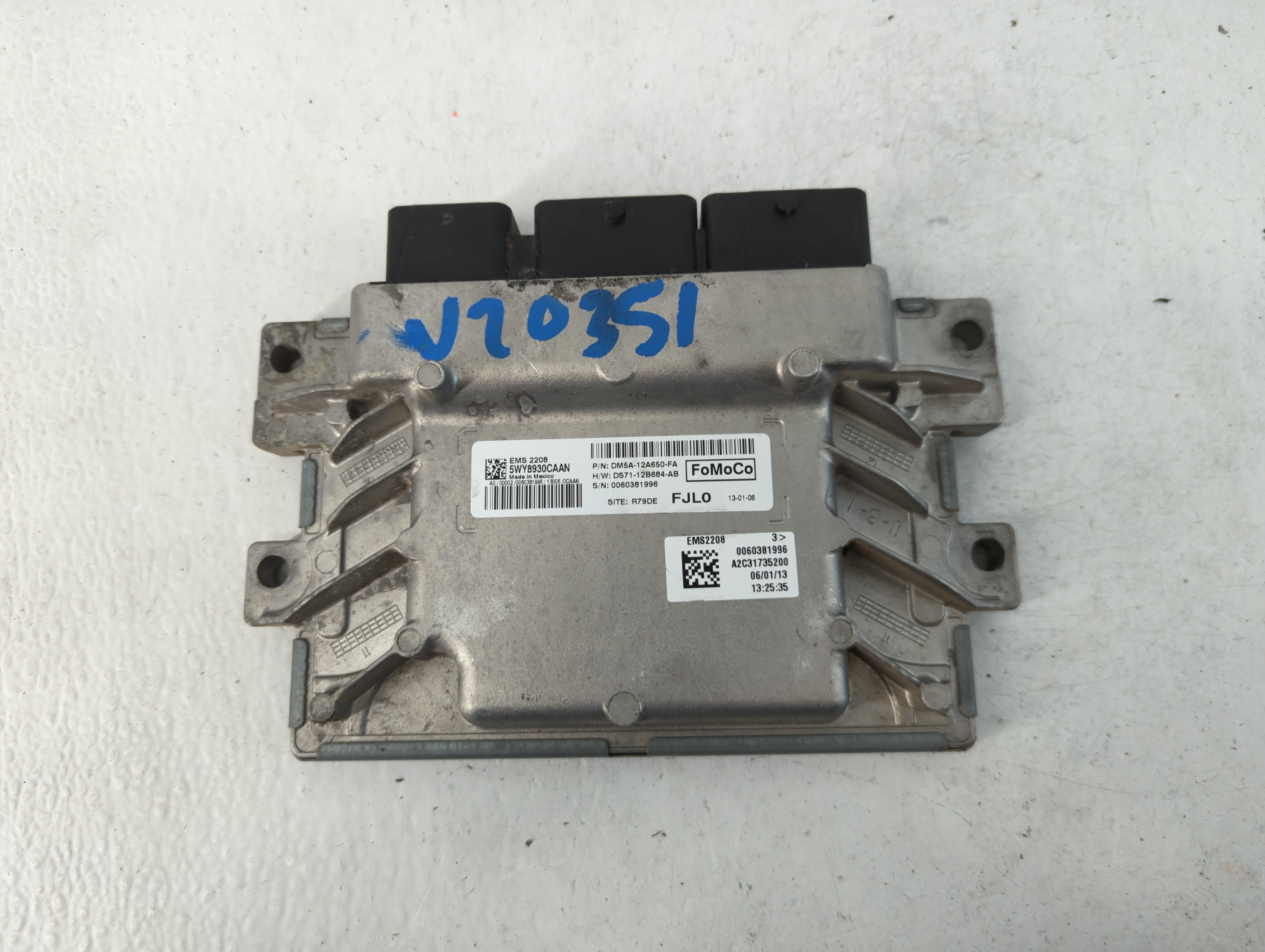 2013-2013 Ford C-max Engine Control Computer Ecu Pcm Ecm Pcu Oem 837895 - Oemusedautoparts1.com