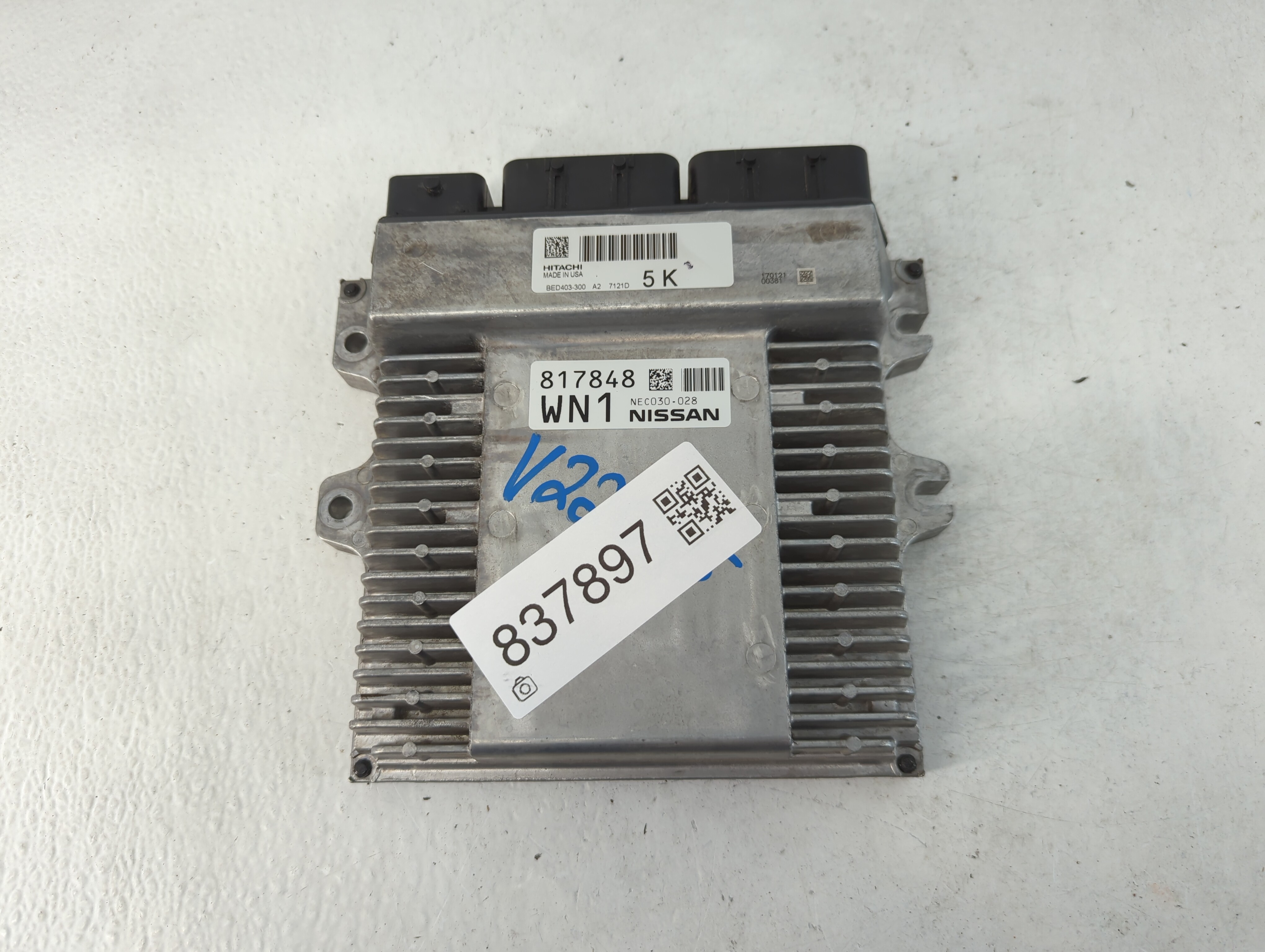 2017-2017 Nissan Pathfinder Engine Control Computer Ecu Pcm Ecm Pcu Oem 837897 - Oemusedautoparts1.com