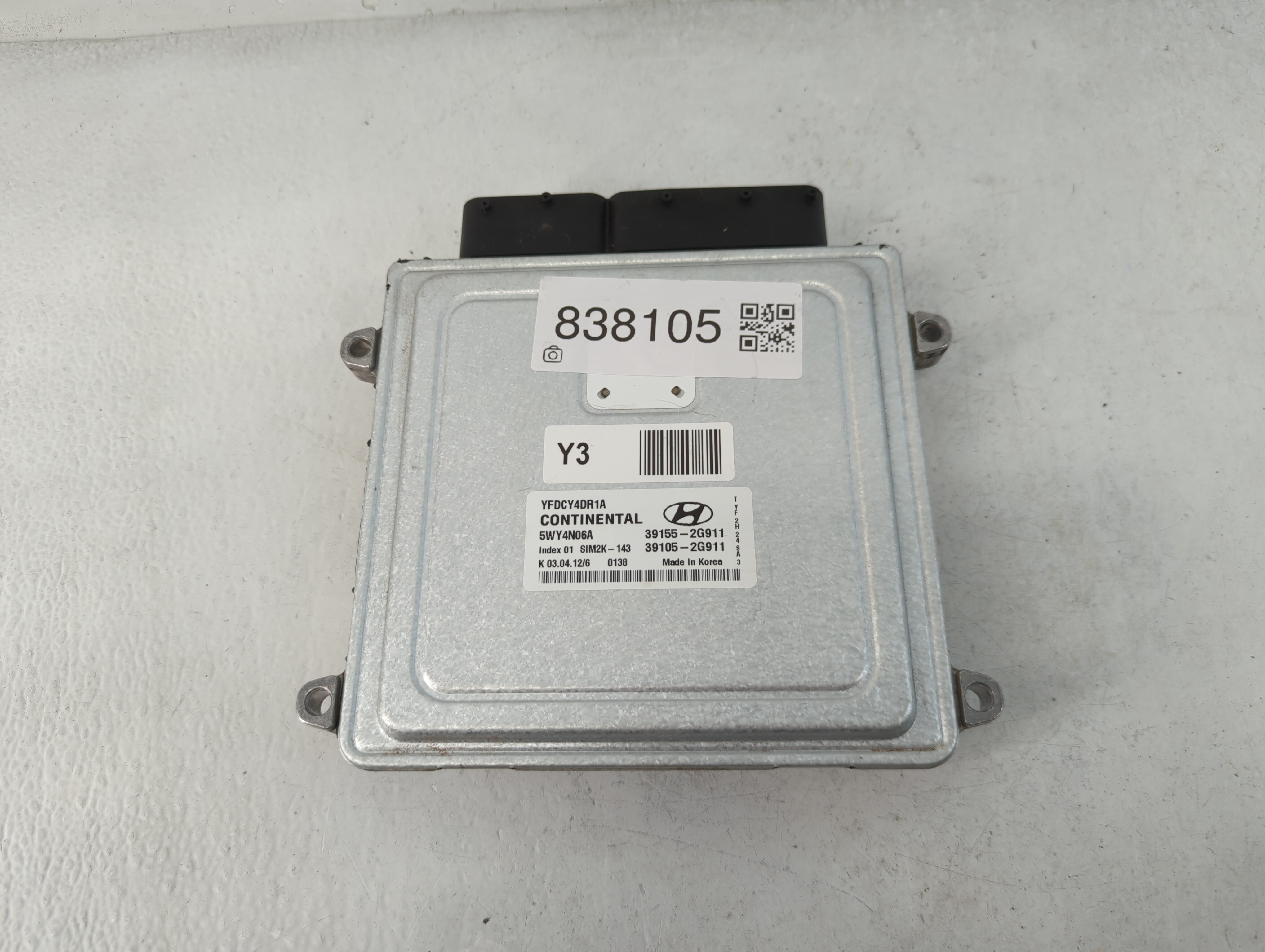 2011-2015 Hyundai Sonata Engine Control Computer Ecu Pcm Ecm Pcu Oem 838105 - Oemusedautoparts1.com