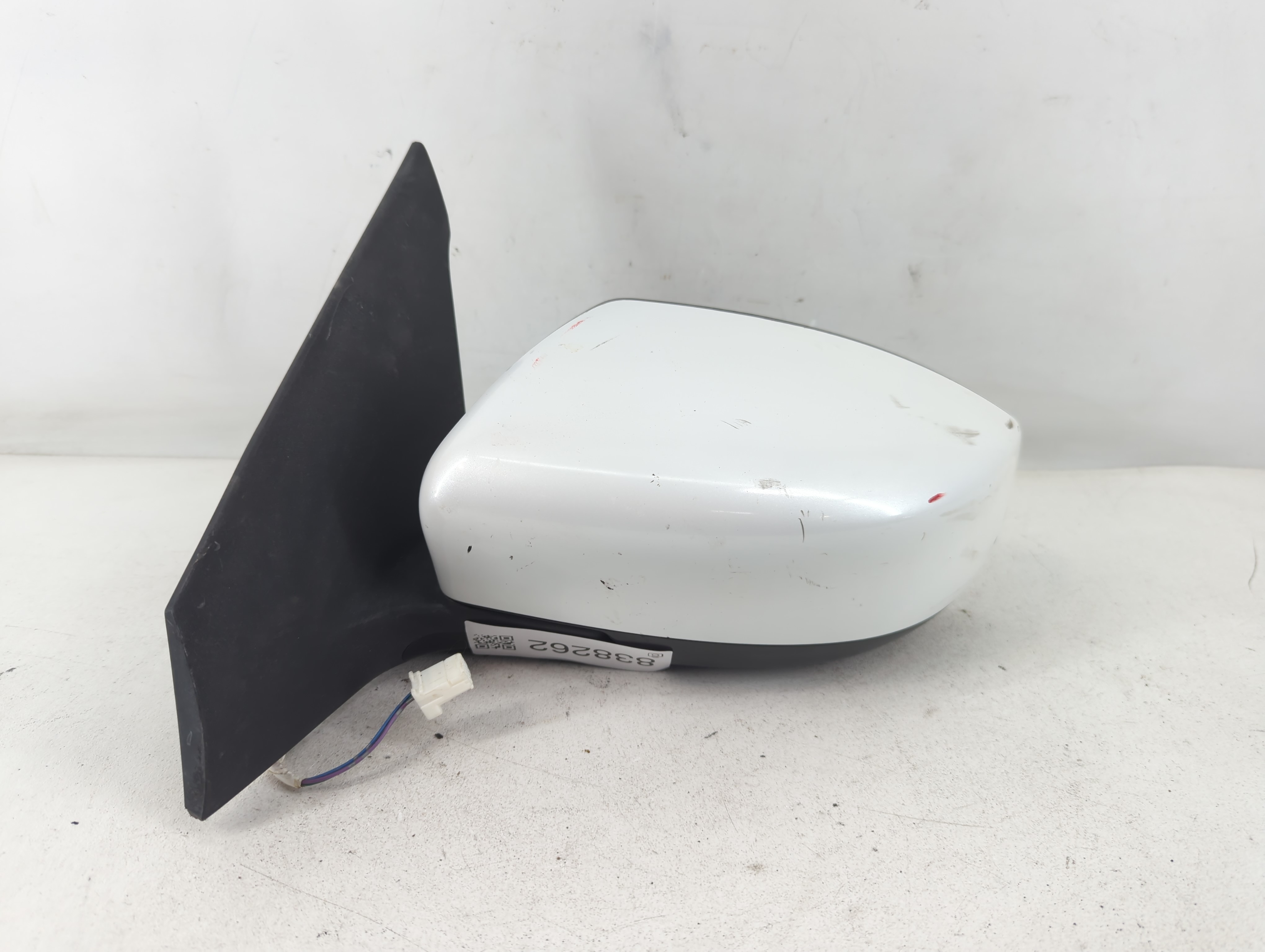 2013-2015 Nissan Sentra Driver Left Side View Power Door Mirror White 838262 - Oemusedautoparts1.com