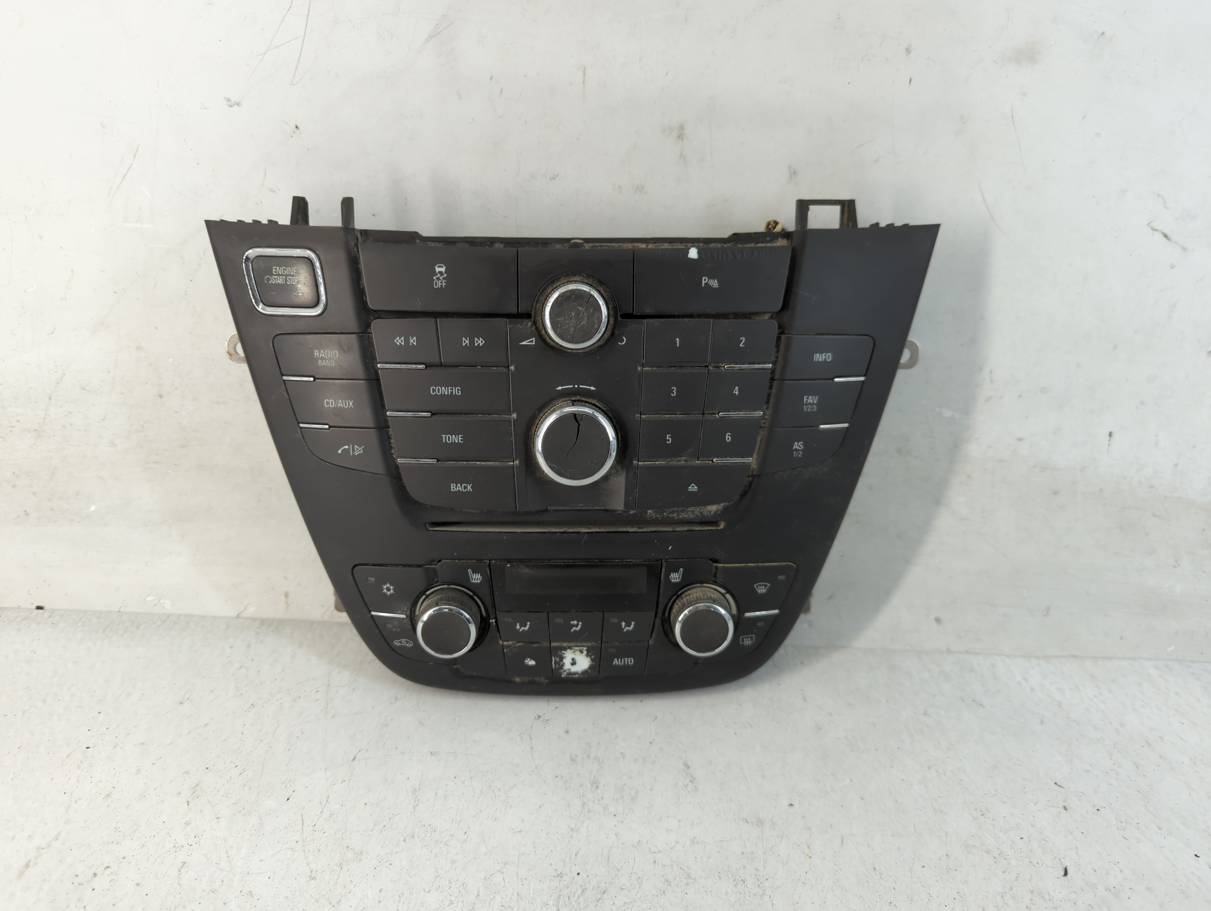 2012-2013 Buick Regal Ac Heater Climate Control Temperature Oem 838654 - Oemusedautoparts1.com