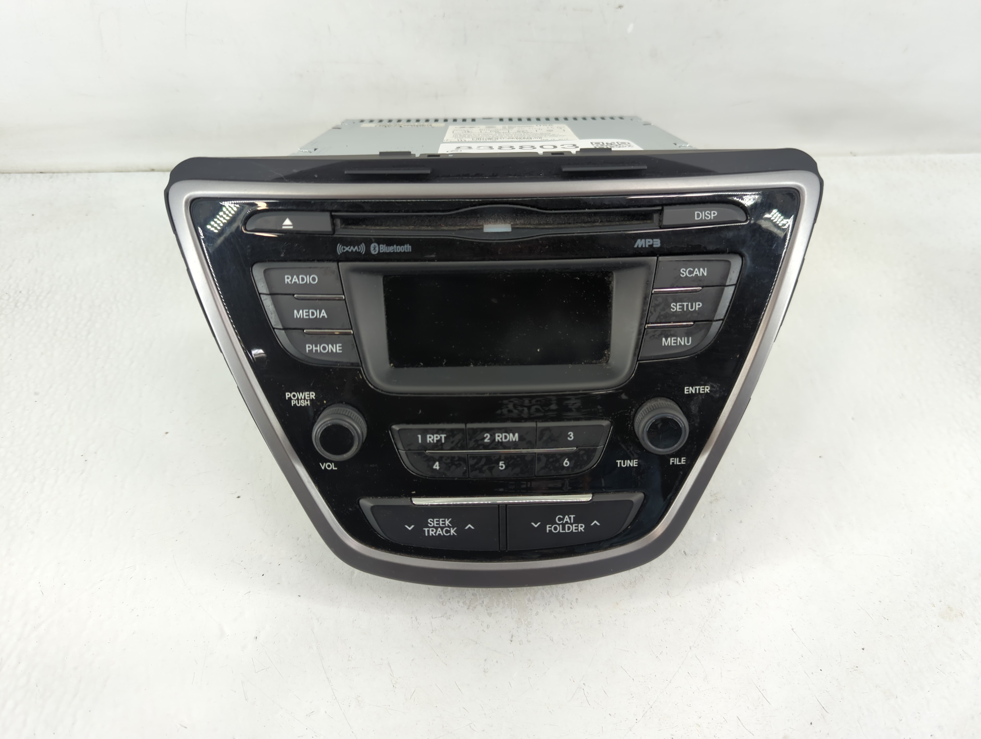 2013-2013 Hyundai Elantra Am Fm Cd Player Radio Receiver 838803 - Oemusedautoparts1.com
