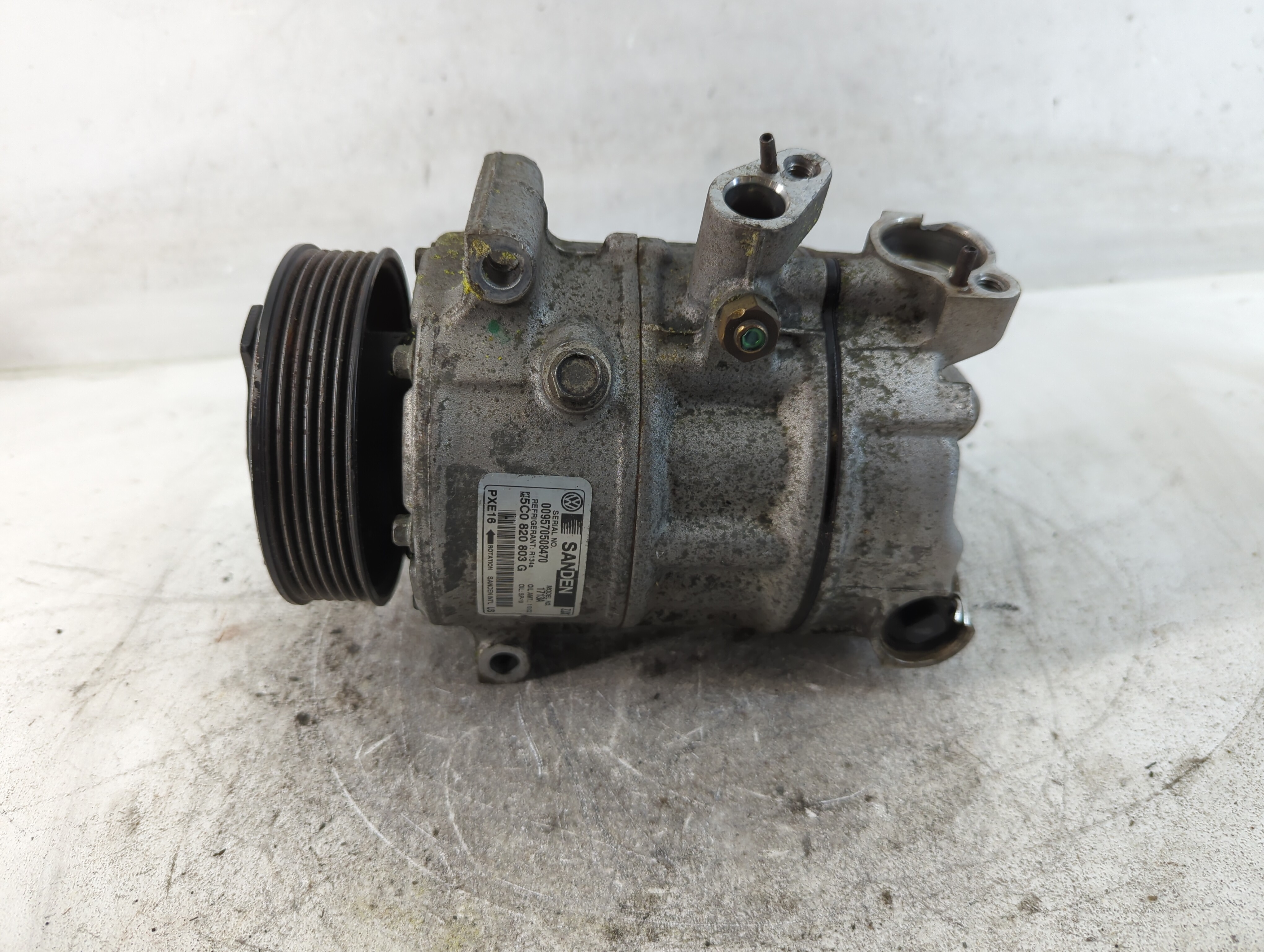 2013-2017 Volkswagen Jetta Air Conditioning A/c Ac Compressor Oem 839622 - Oemusedautoparts1.com
