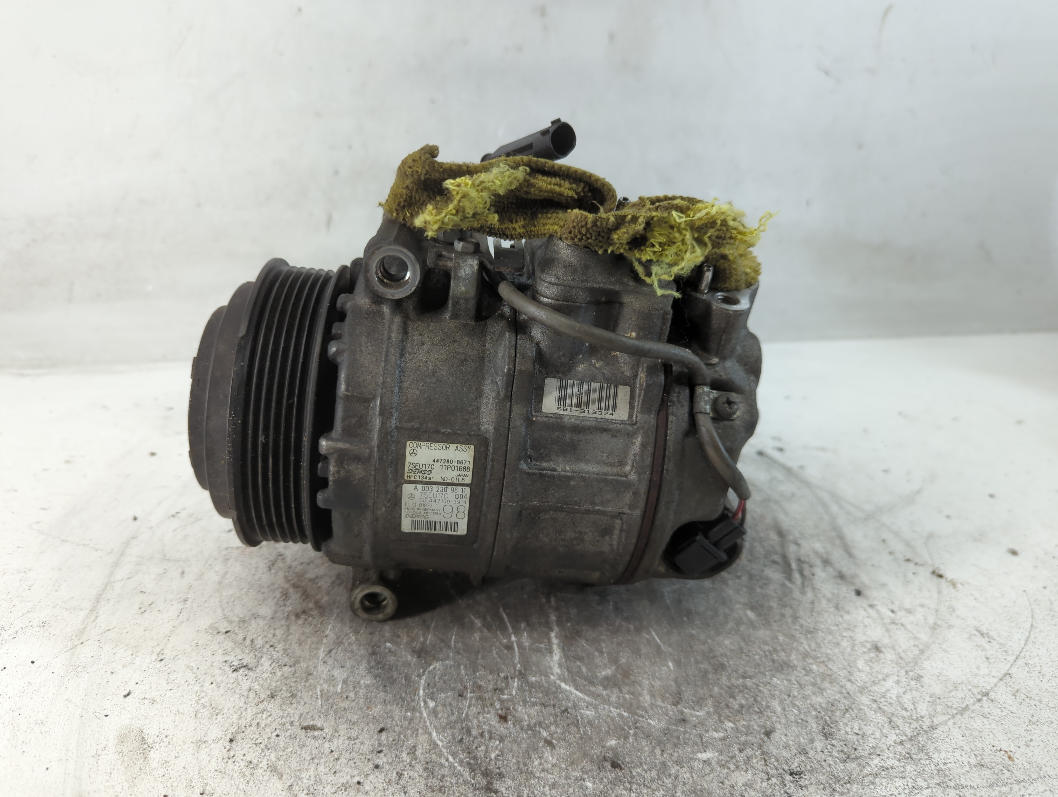 2013-2013 Mercedes-benz Gl450 Air Conditioning A/c Ac Compressor Oem 839650 - Oemusedautoparts1.com