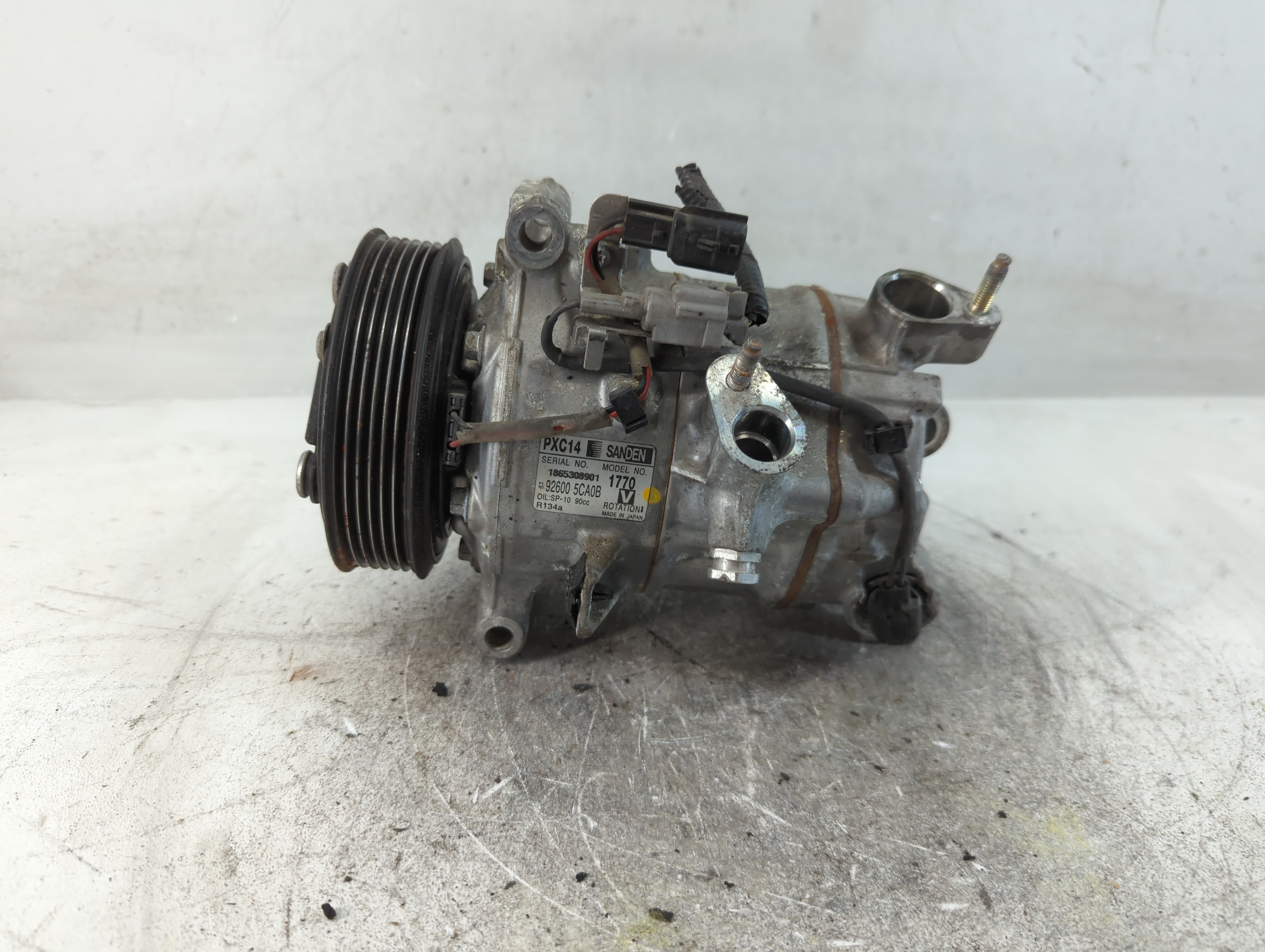 2016-2020 Infiniti Q50 Air Conditioning A/c Ac Compressor Oem 839708 - Oemusedautoparts1.com