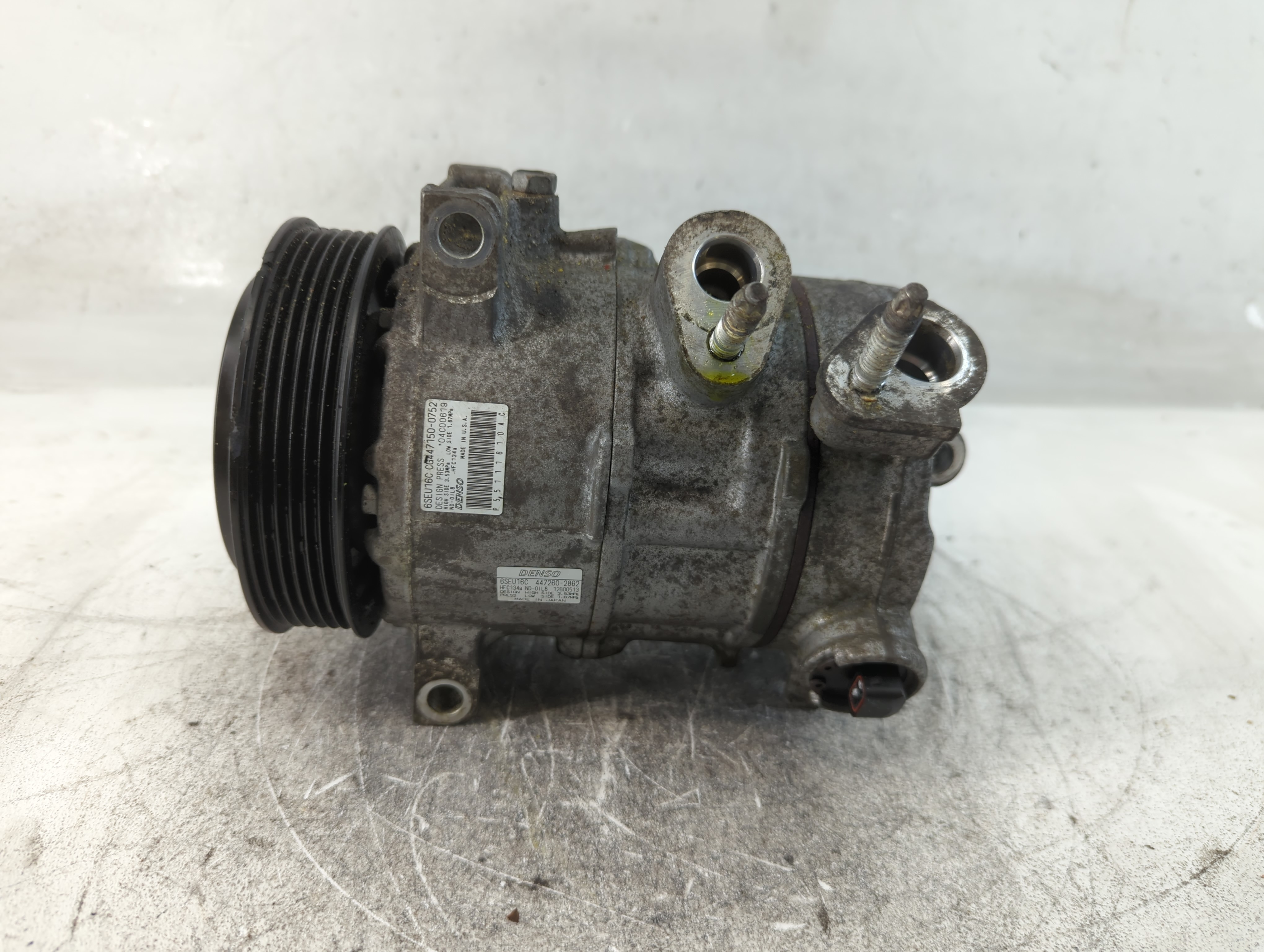 2015-2020 Kia Sedona Air Conditioning A/c Ac Compressor Oem 839722 - Oemusedautoparts1.com