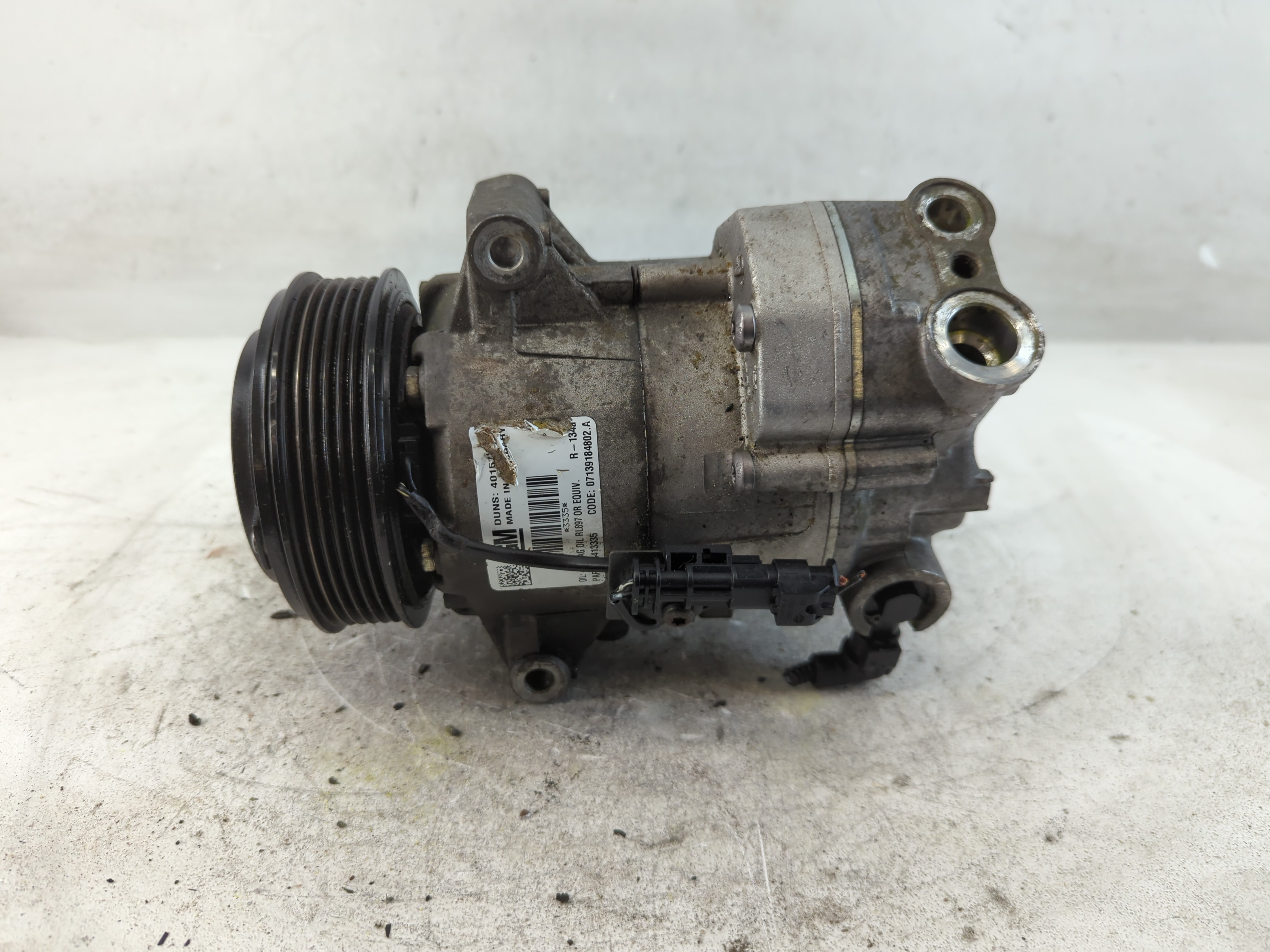 2012-2016 Chevrolet Cruze Air Conditioning A/c Ac Compressor Oem 839724 - Oemusedautoparts1.com