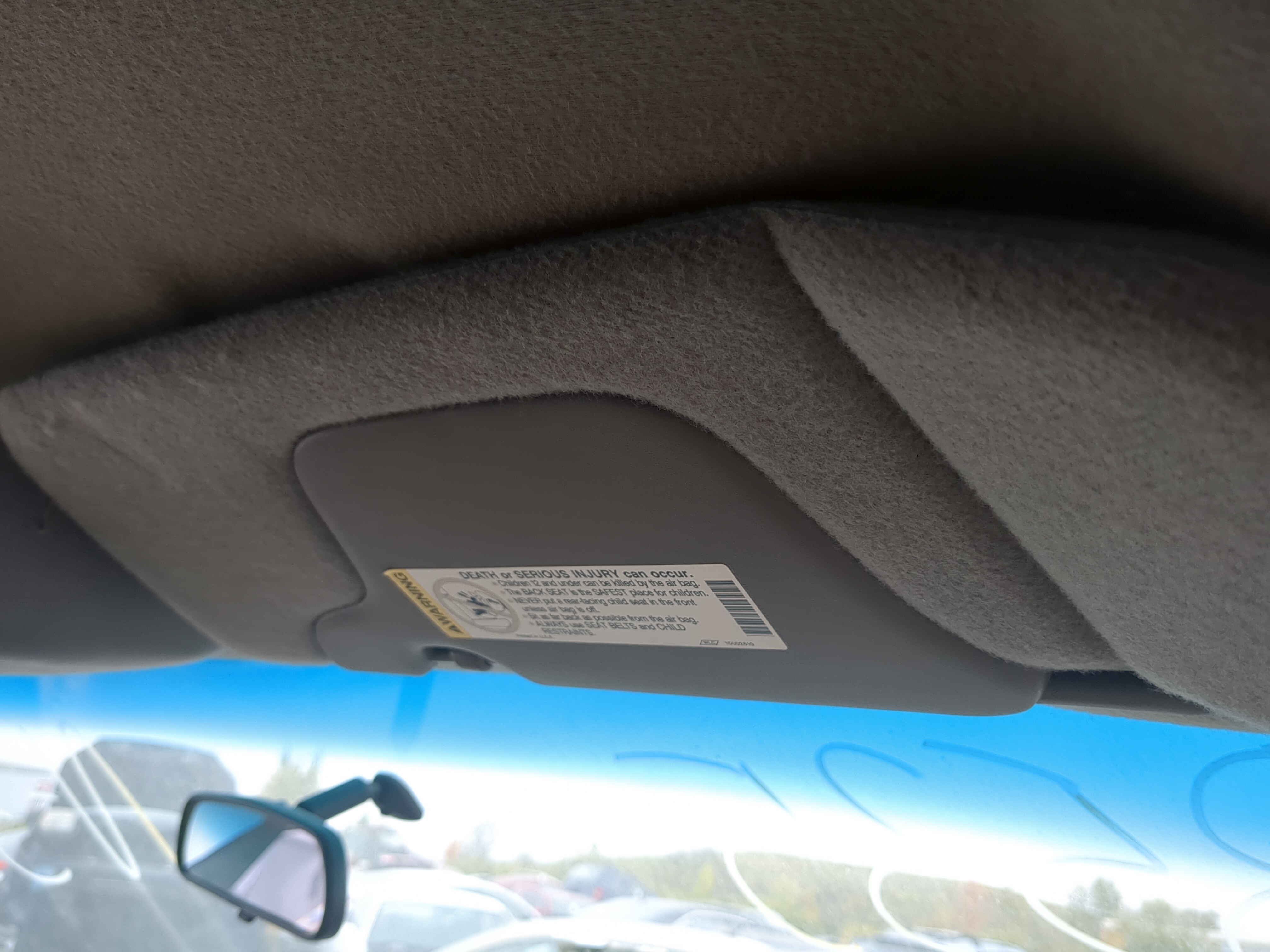 Chevrolet Silverado 1500 Pickup Passenger Sun Visor Mirror Right Sunvisor 839921 - Oemusedautoparts1.com