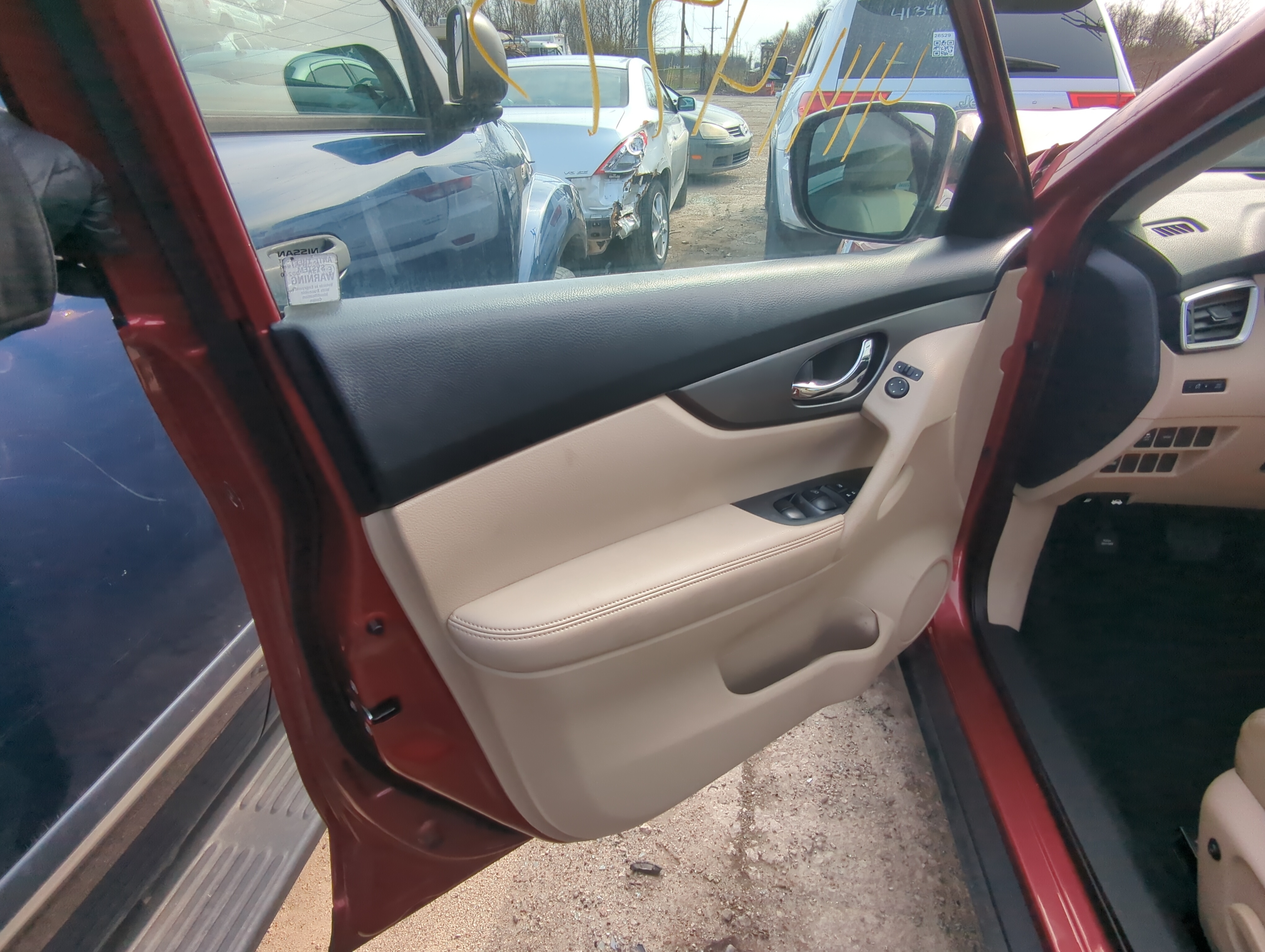Picture of 2016 Nissan Rogue Front Left Driver Interior Door Panel Trim 840987