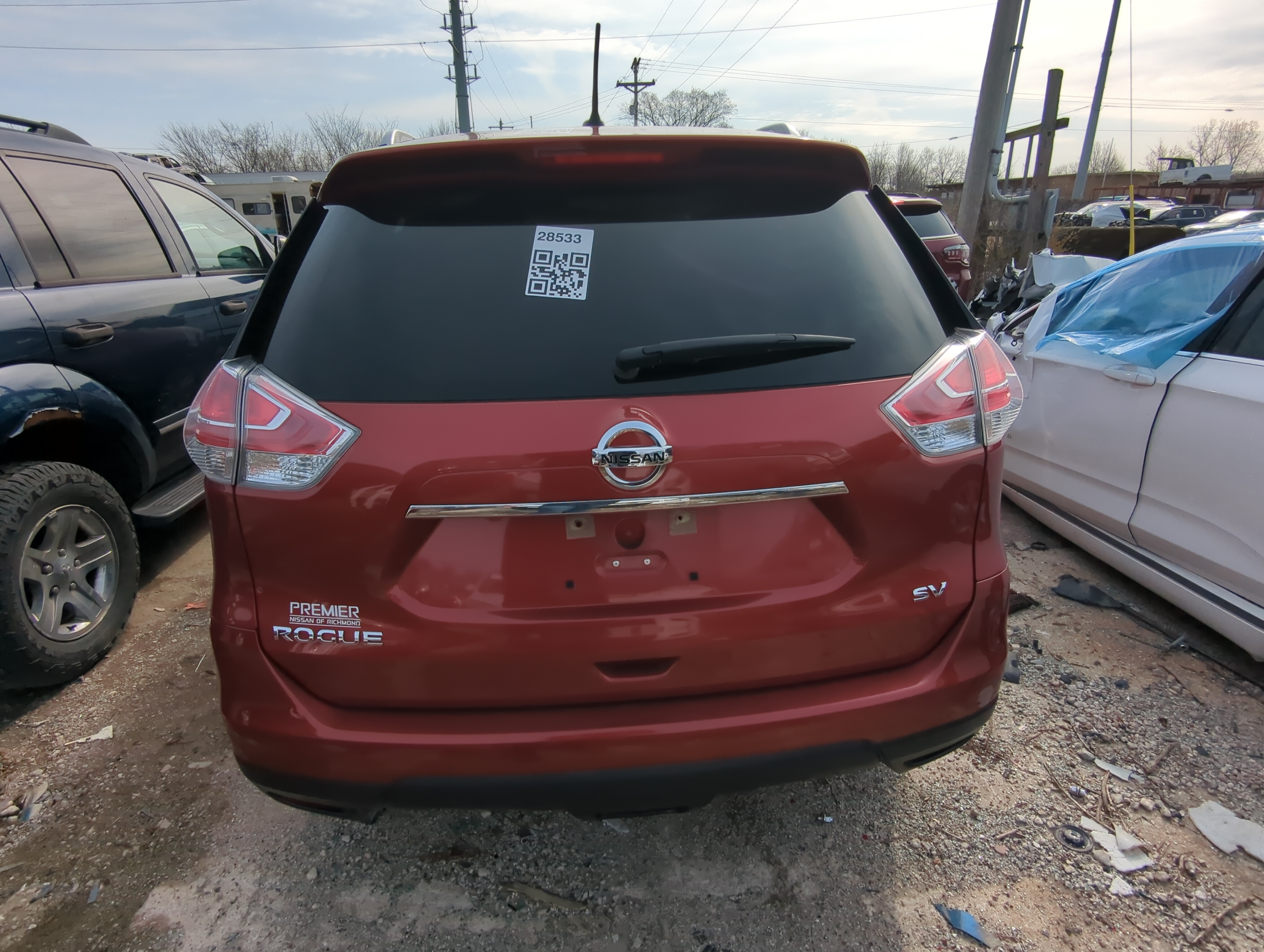 2014-2016 Nissan Rogue Trunk/decklid/hatch/tailgate Oem 841007 - Oemusedautoparts1.com