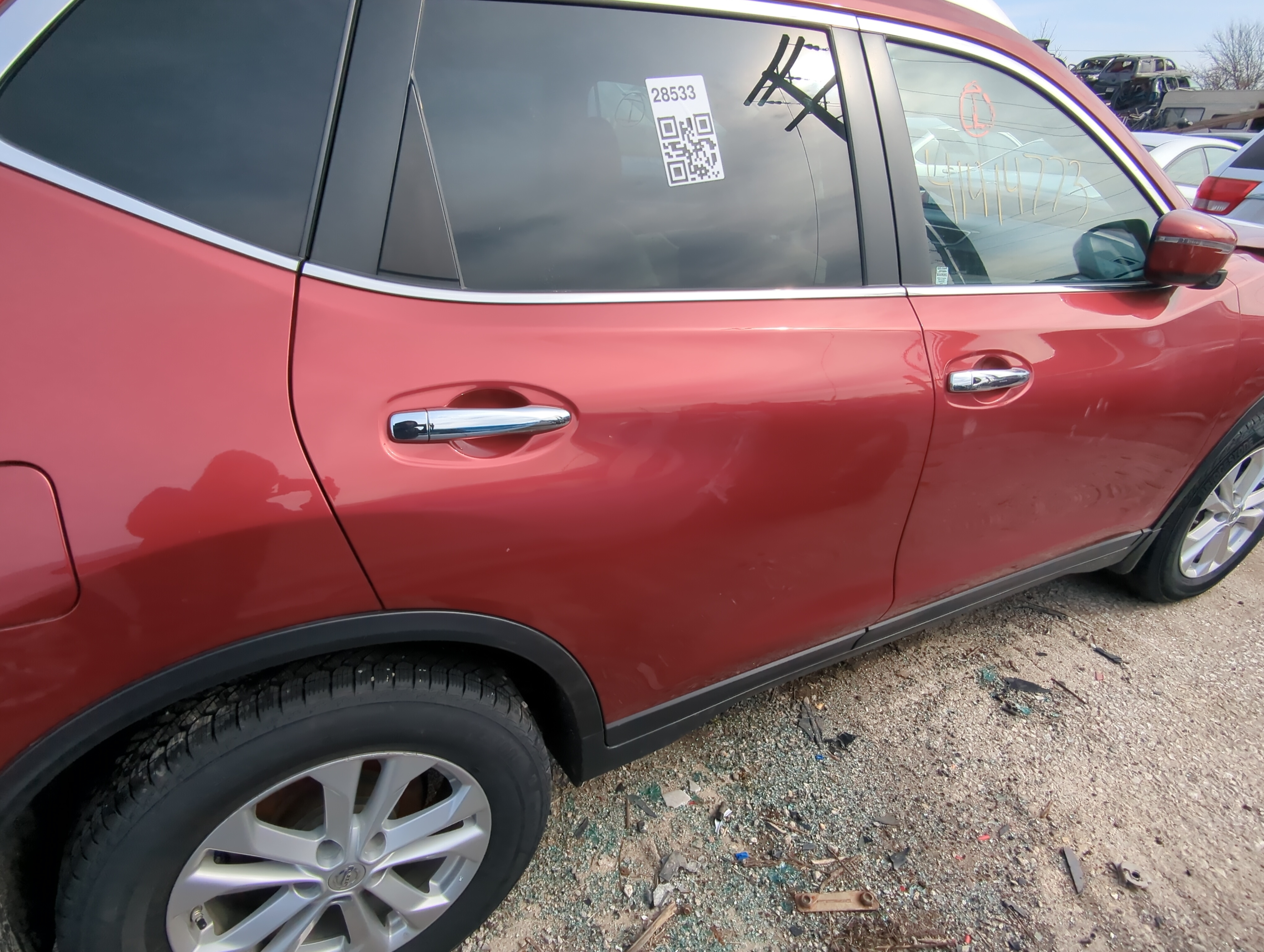 2014-2020 Nissan Rogue Passenger Rear Door Oem 841010 - Oemusedautoparts1.com