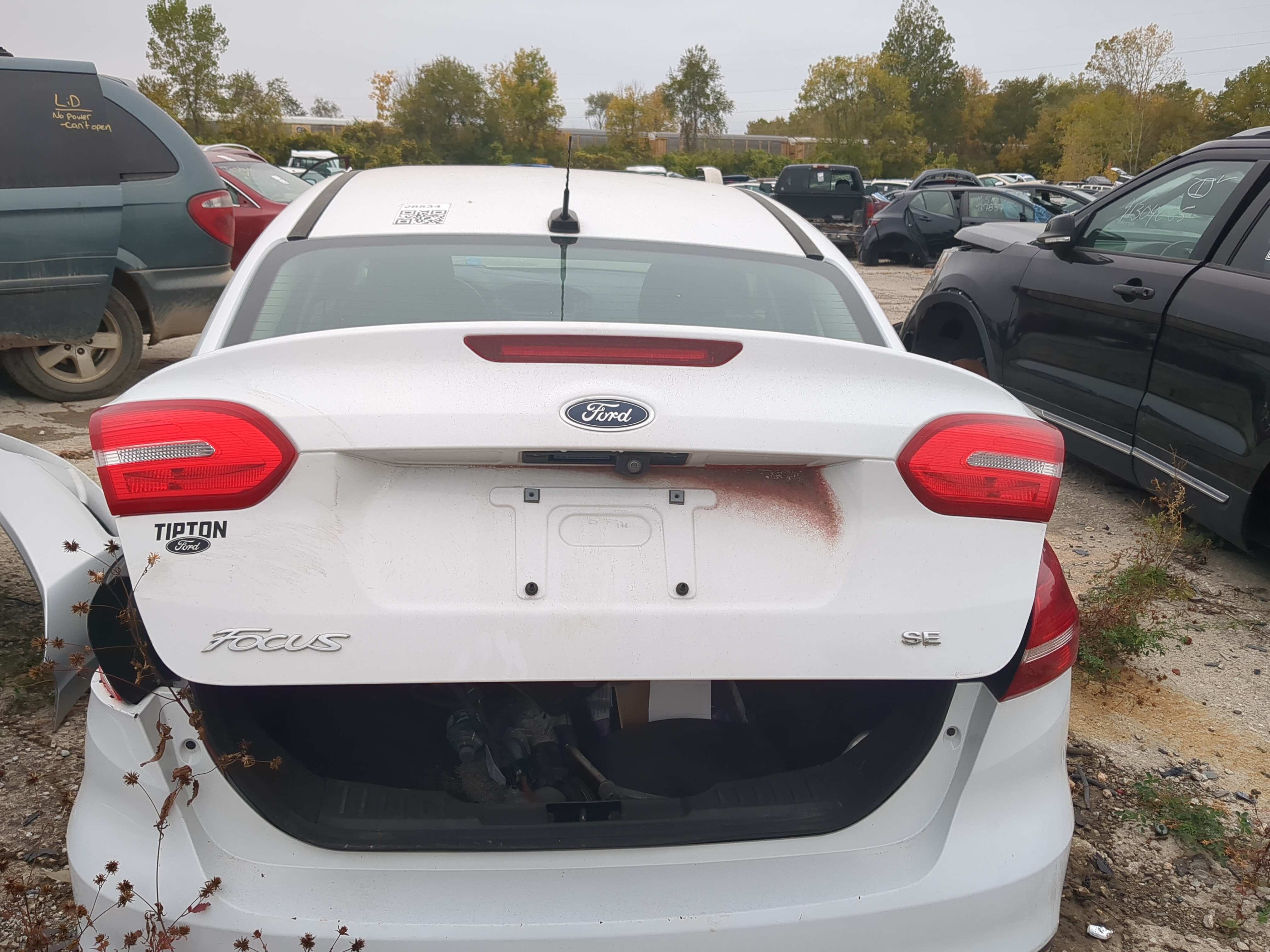2015-2018 Ford Focus Trunk/decklid/hatch/tailgate Oem 841410 - Oemusedautoparts1.com