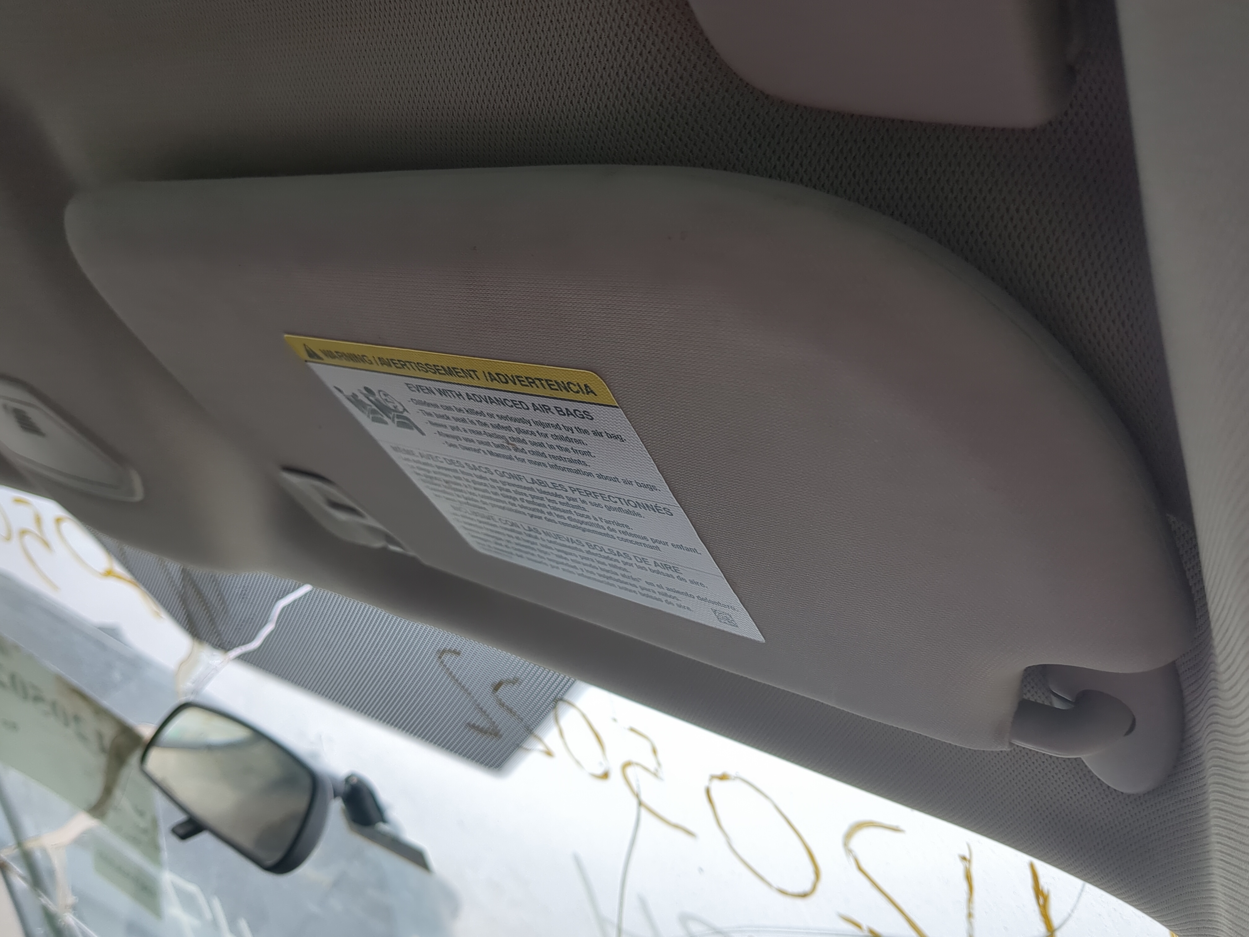 2013-2018 Ford Focus Passenger Sun Visor Mirror Right Sunvisor 841447 - Oemusedautoparts1.com