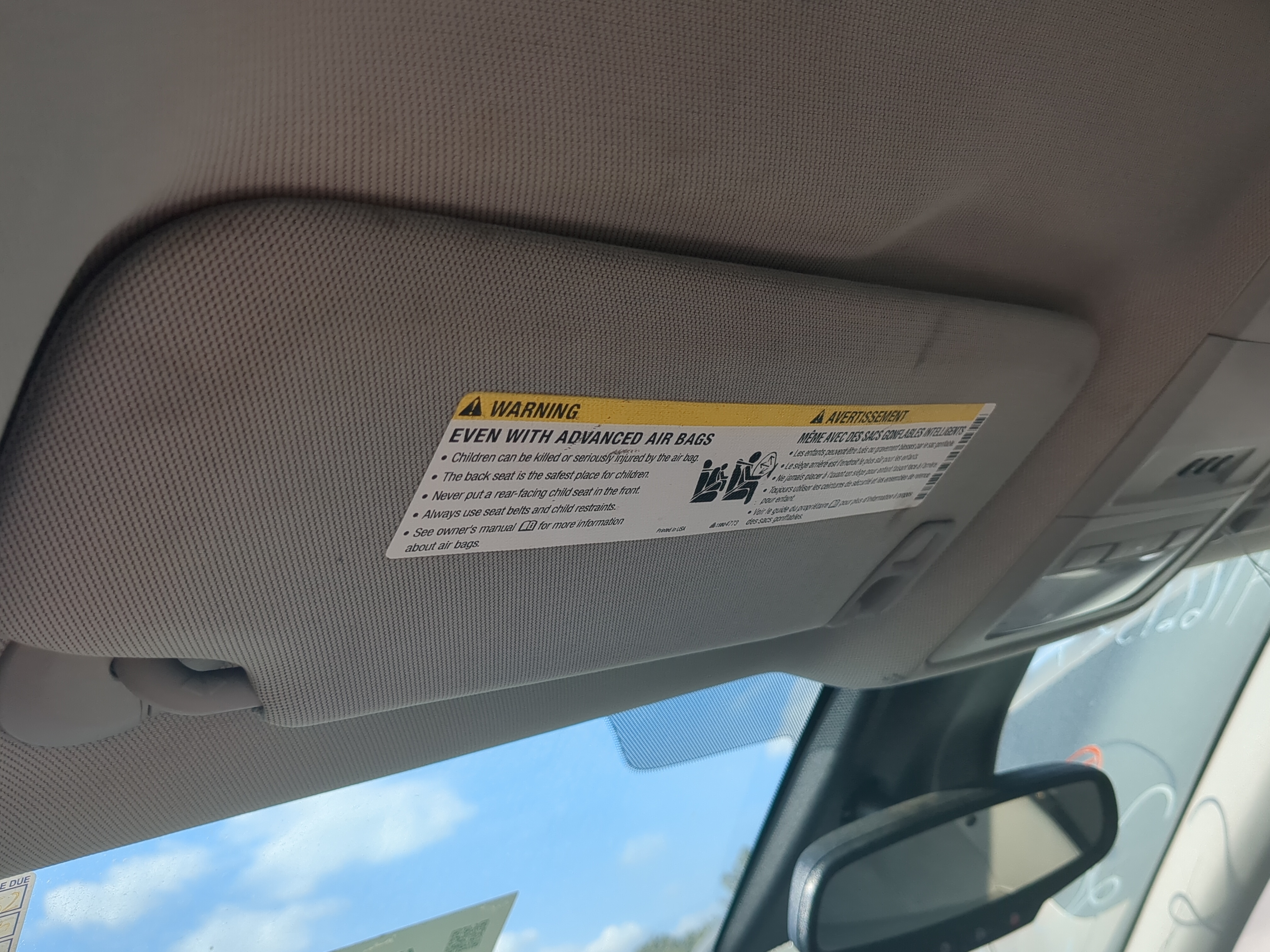 2012-2017 Buick Verano Driver Sun Visor Mirror Left Sunvisor 841615 - Oemusedautoparts1.com