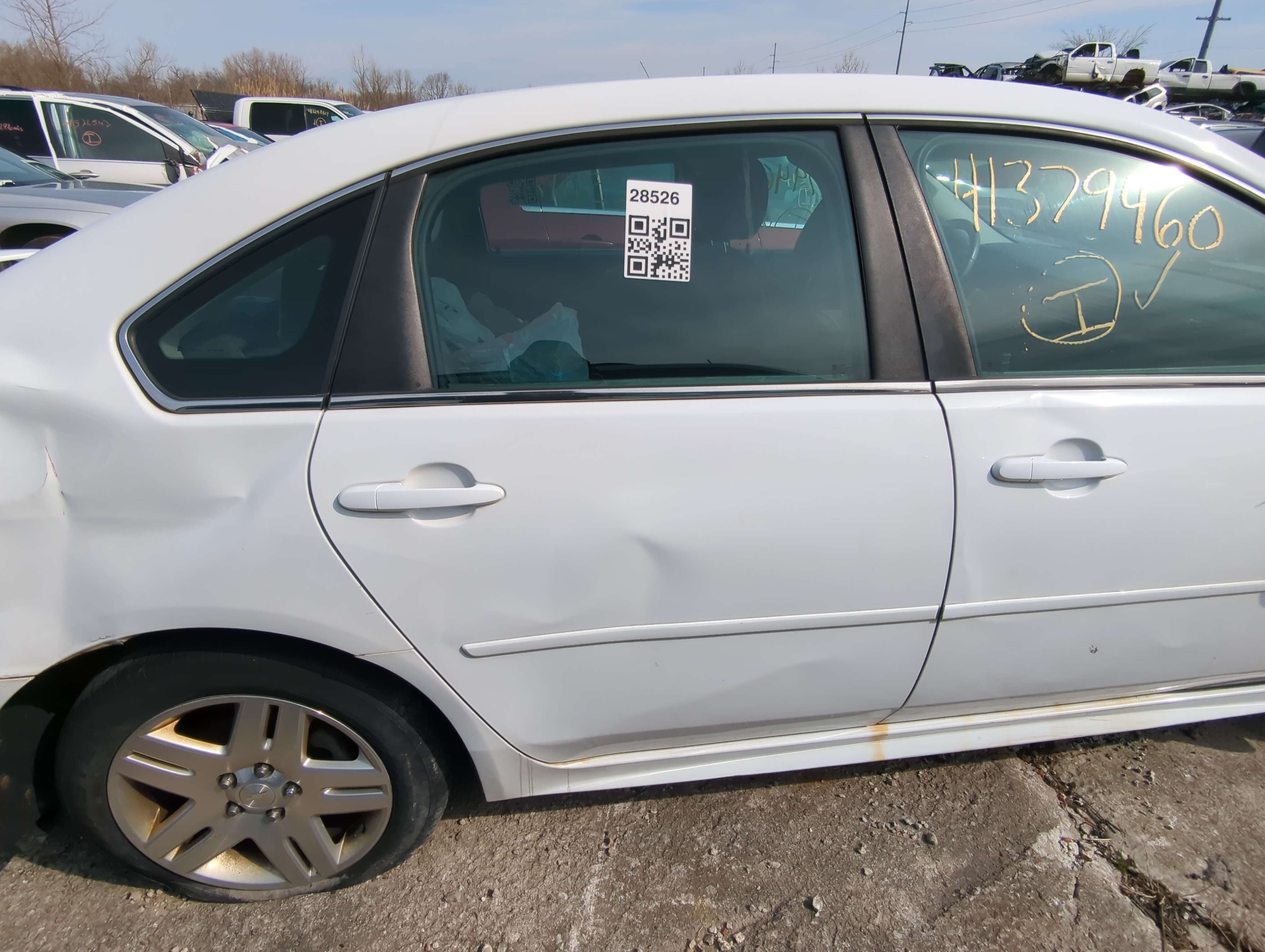 Picture of 2008-2016 Chevrolet Impala Passenger Rear Door Oem 841754