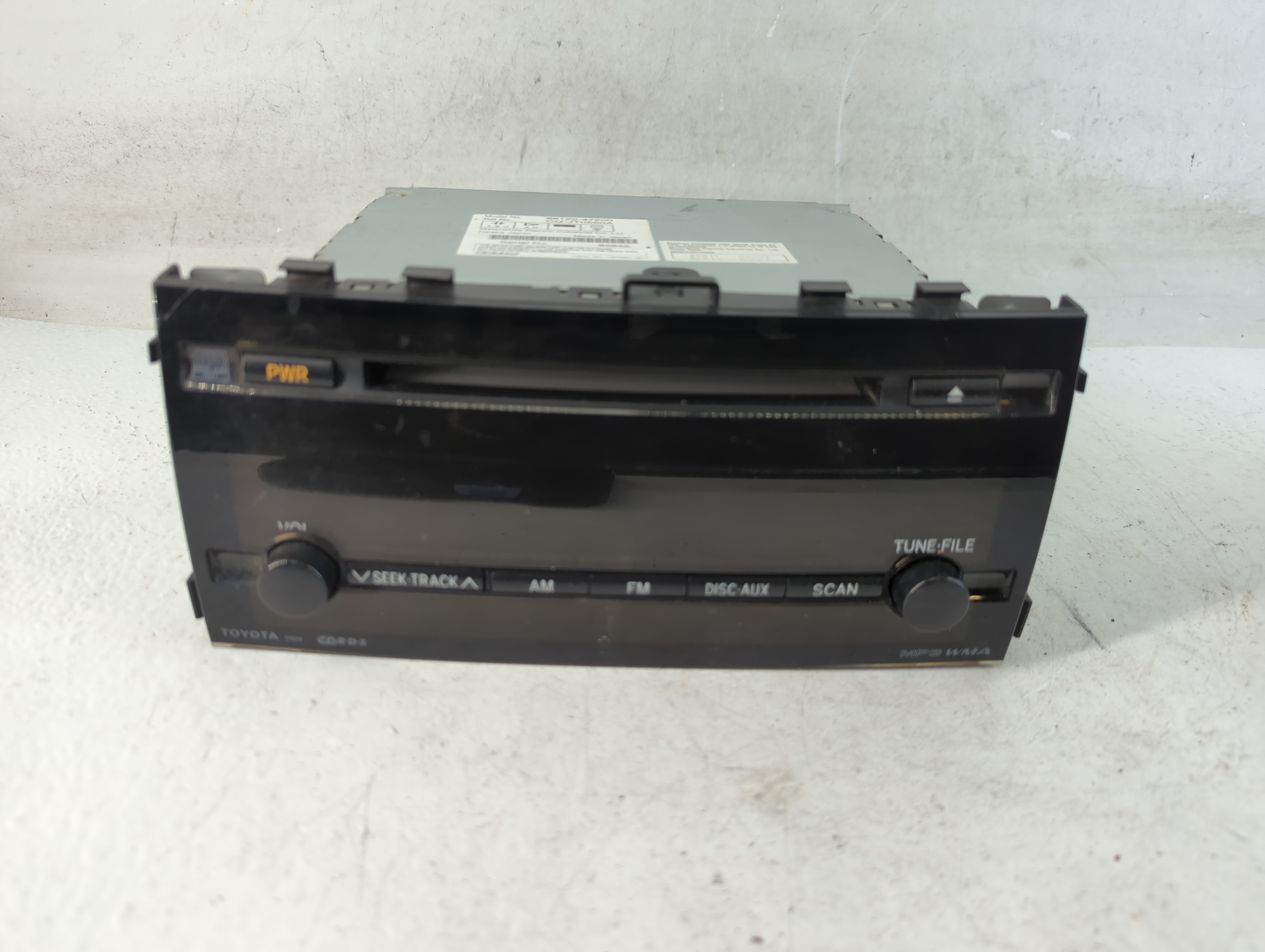 2006-2009 Toyota Prius Am Fm Cd Player Radio Receiver 843317 - Oemusedautoparts1.com