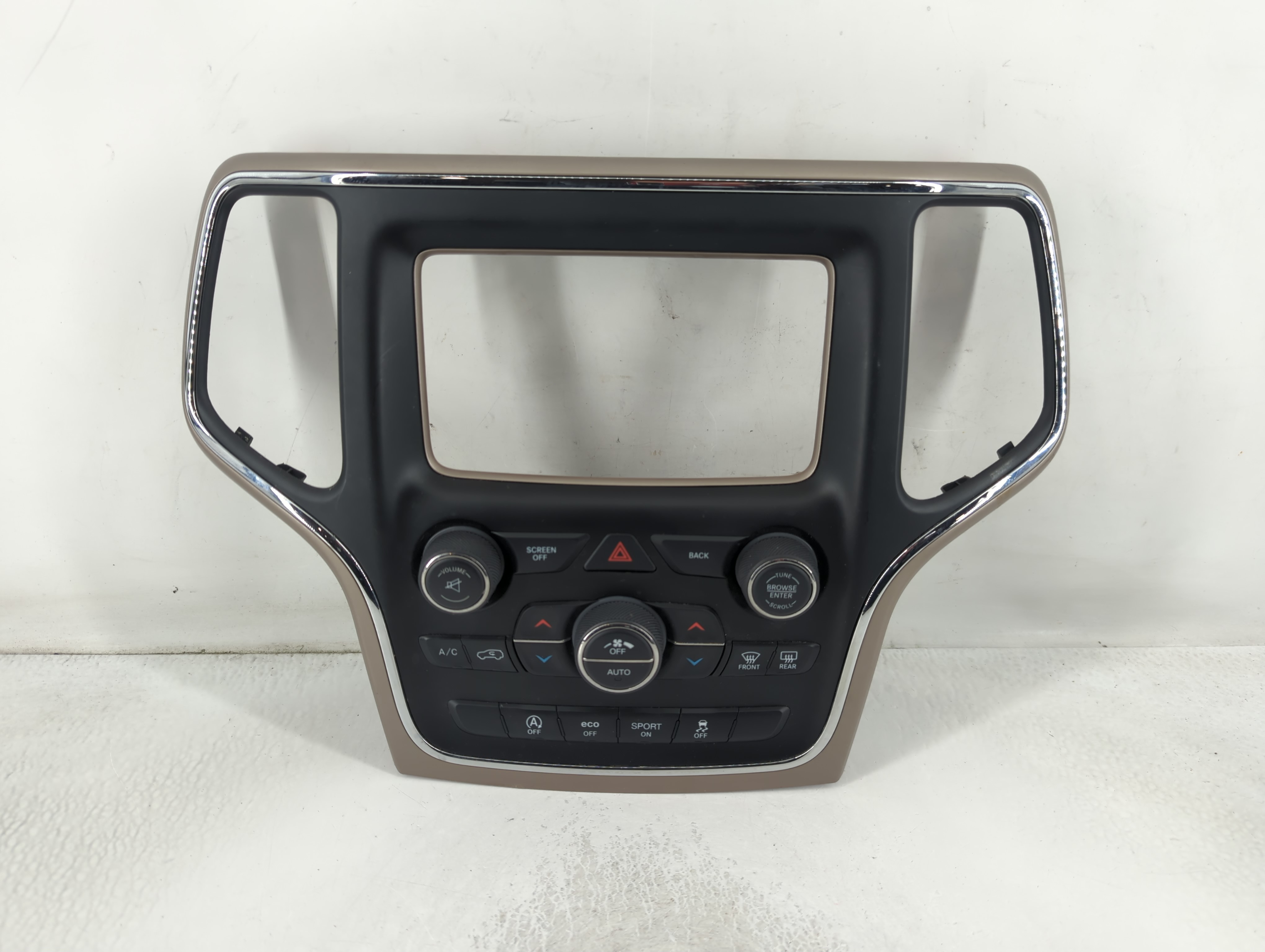 2016-2017 Jeep Grand Cherokee Ac Heater Climate Control P68253994ag 843611 - Oemusedautoparts1.com