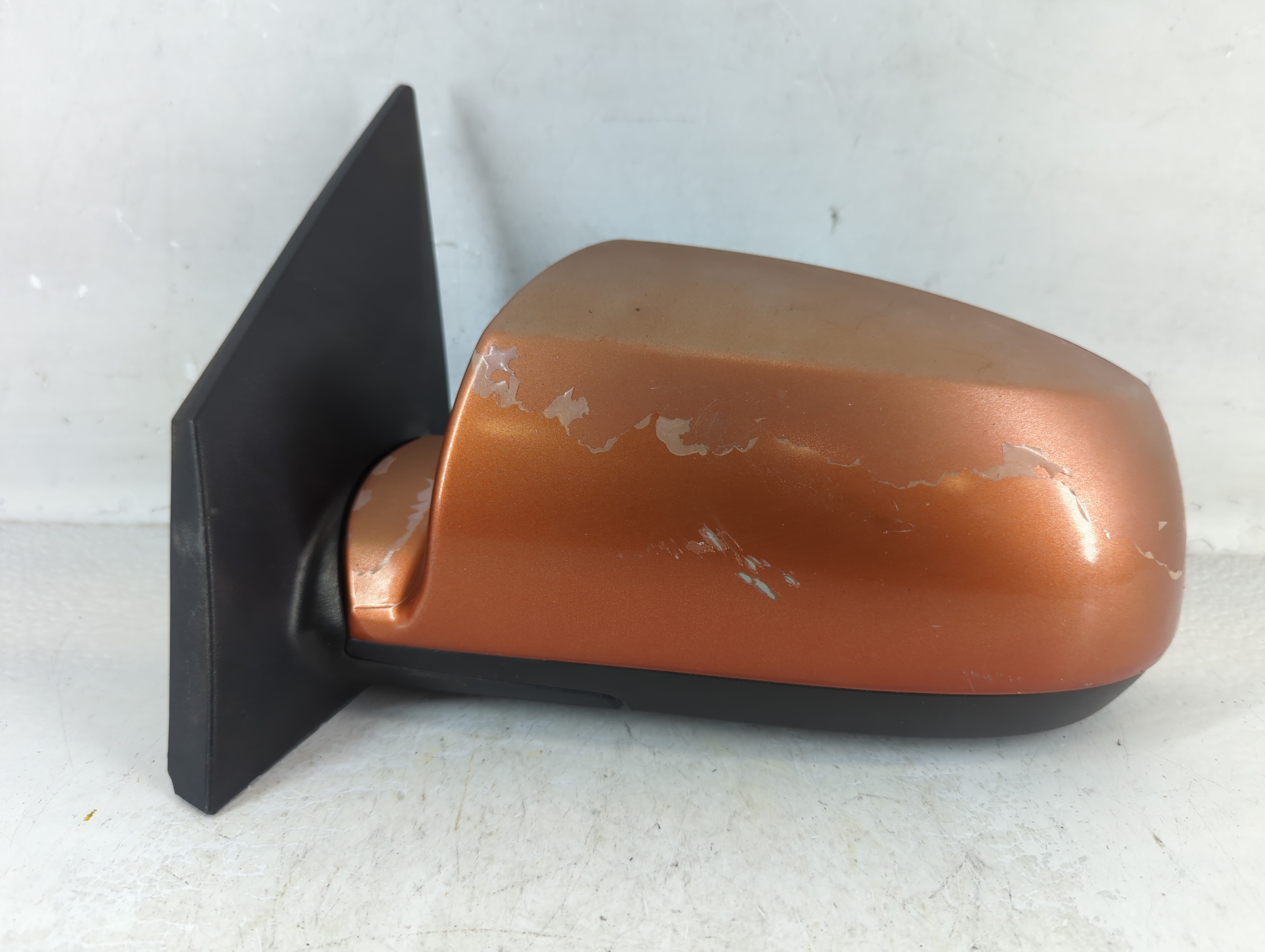 Picture of 2008 Kia Rio Driver Left Side View Manual Door Mirror Orange 843628