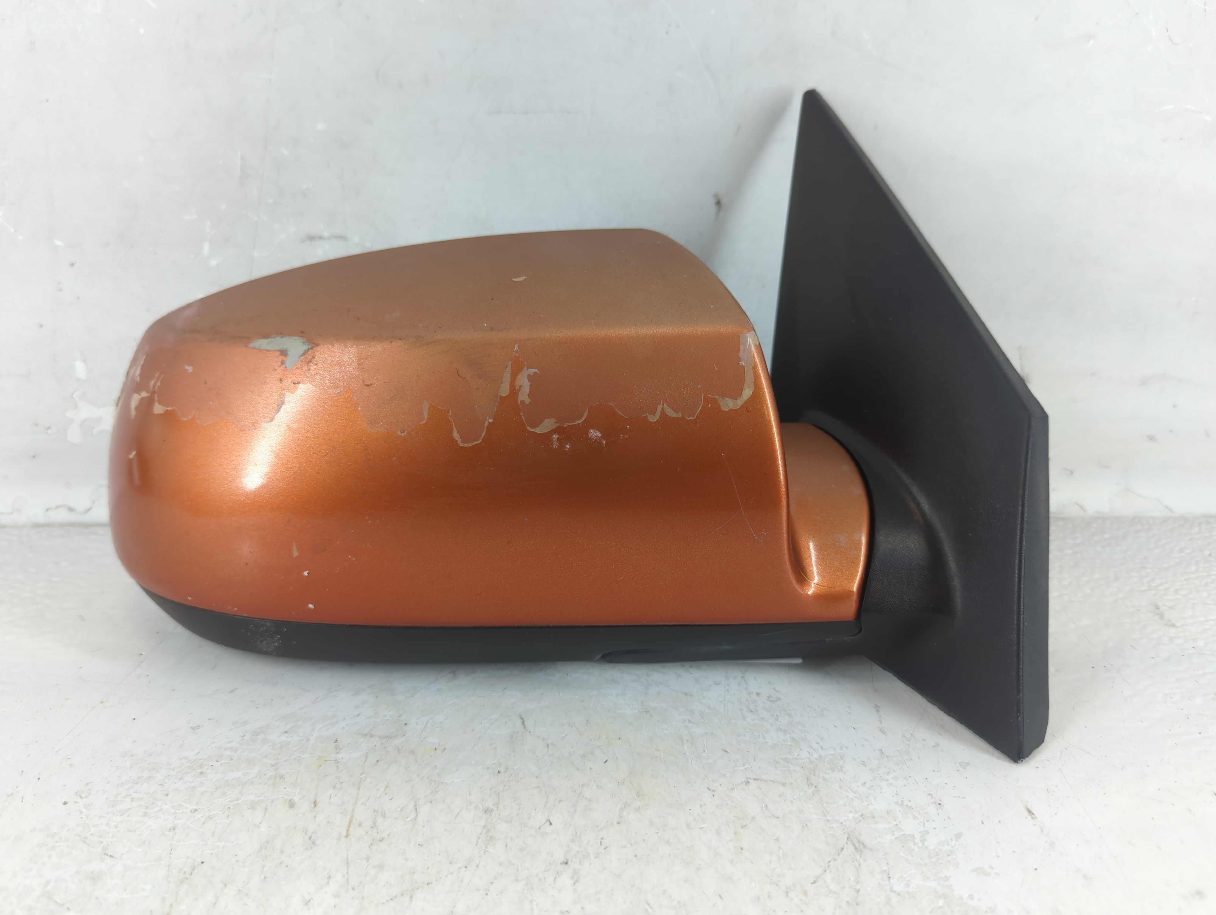 Picture of 2008 Kia Rio Passenger Right Side View Manual Door Mirror Orange 843629