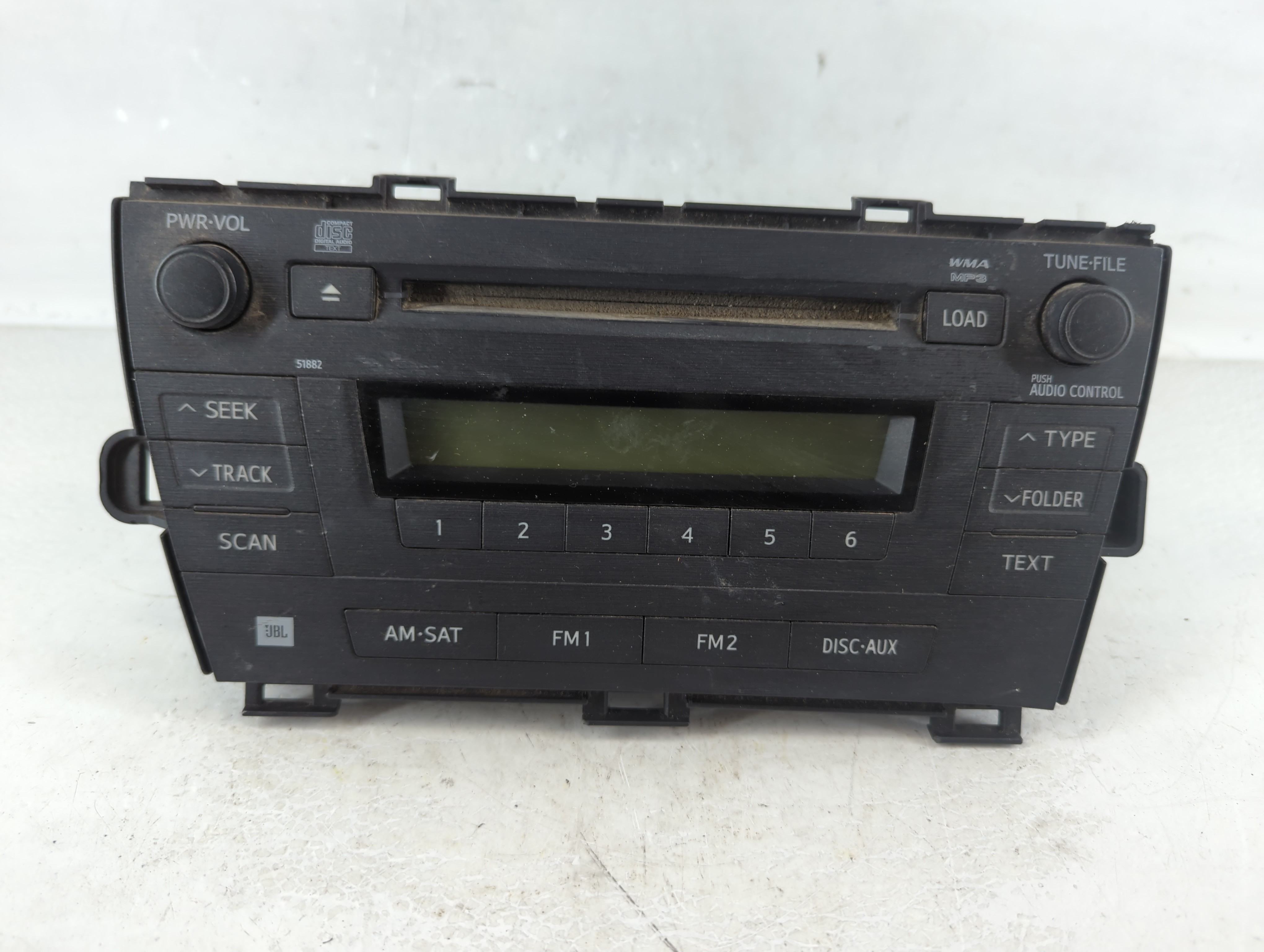 2010-2011 Toyota Prius Am Fm Cd Player Radio Receiver 845449 - Oemusedautoparts1.com