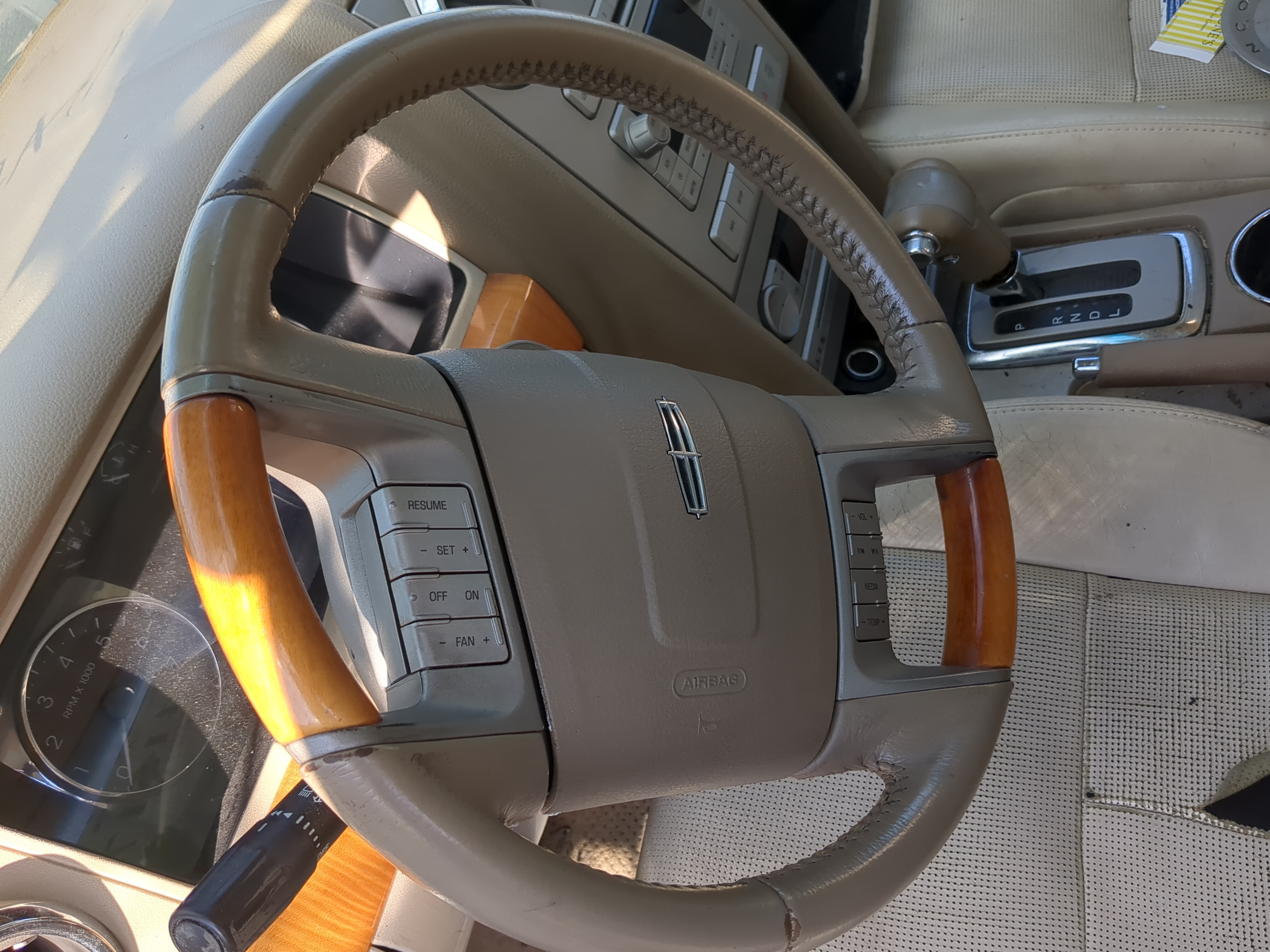 2007-2009 Lincoln Mkz Air Bag Driver Left Steering Wheel Mounted 846344 - Oemusedautoparts1.com